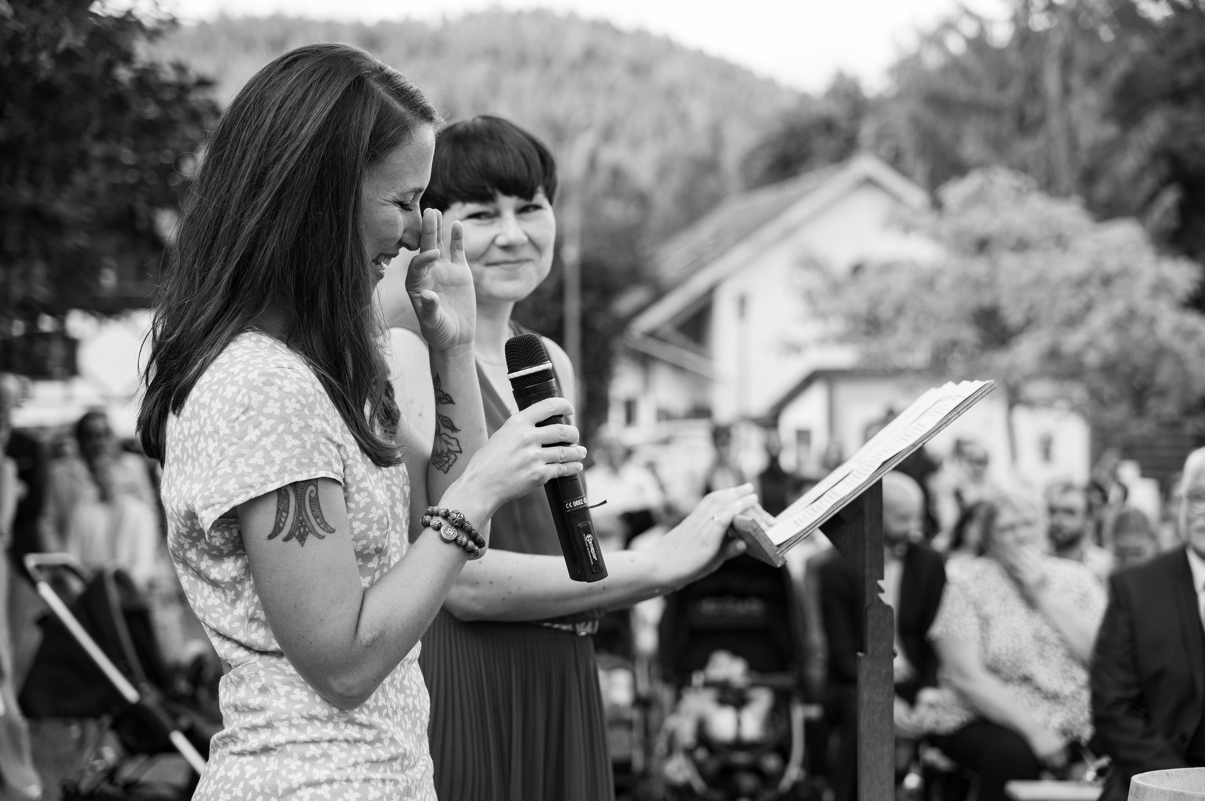 Une intervention de la témoin de la mariée pleine d'émotions