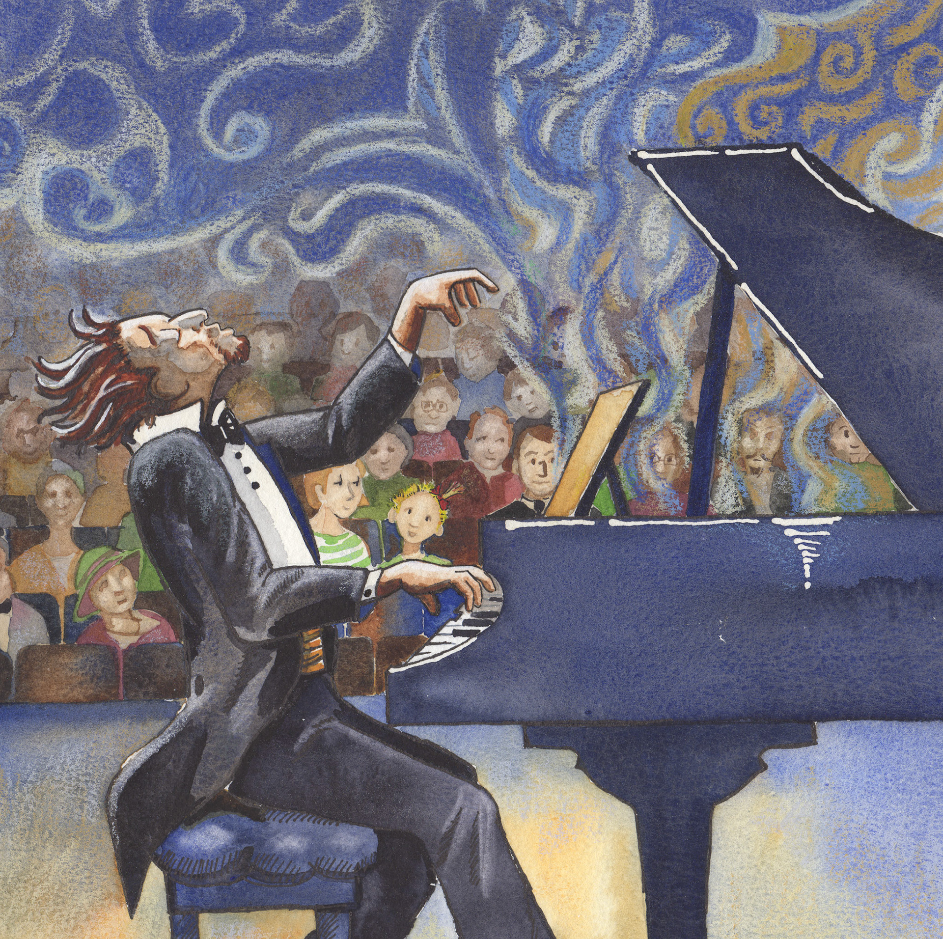 Audrey goes to the concert