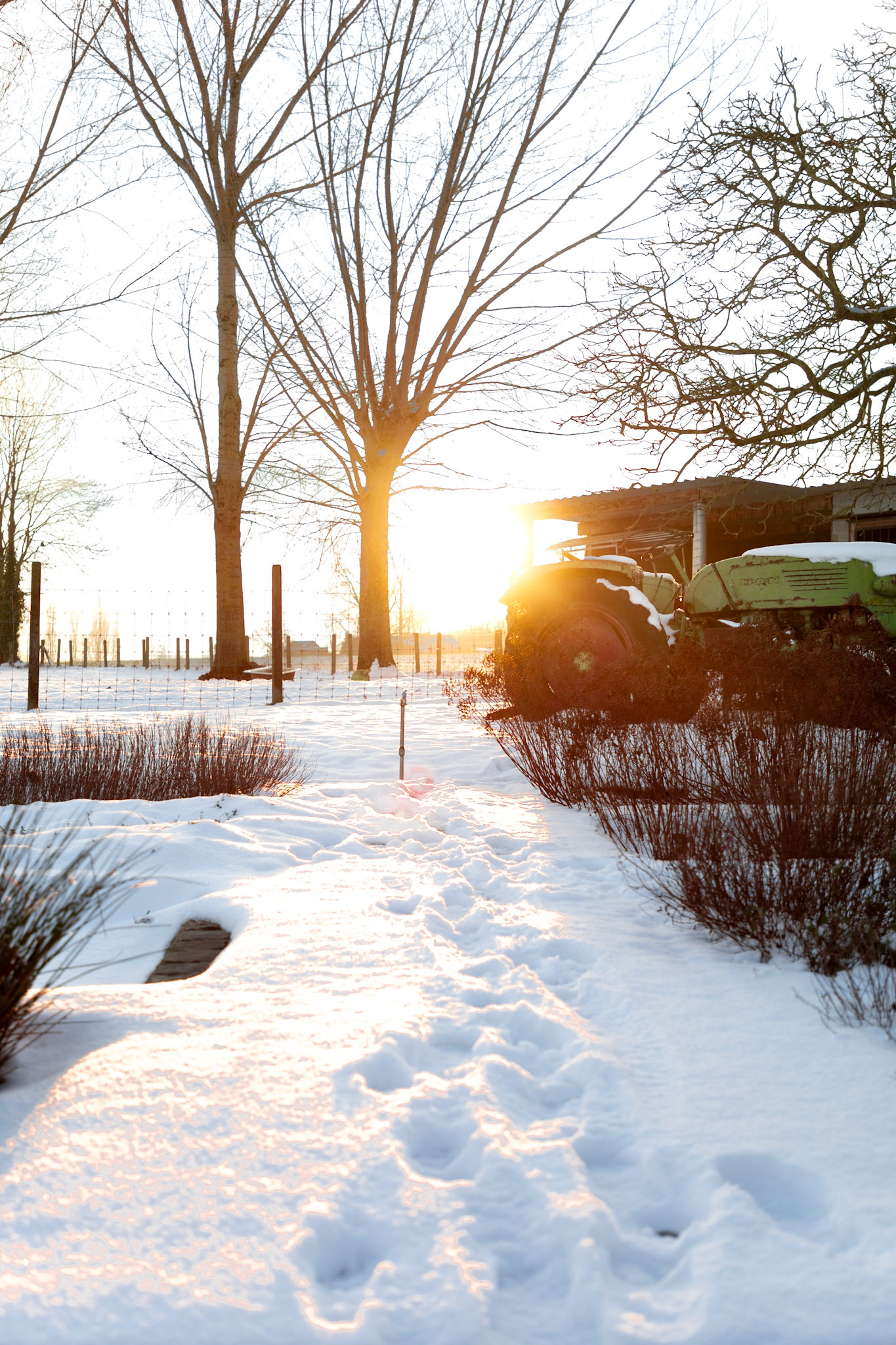 Pajottenland during Winter
