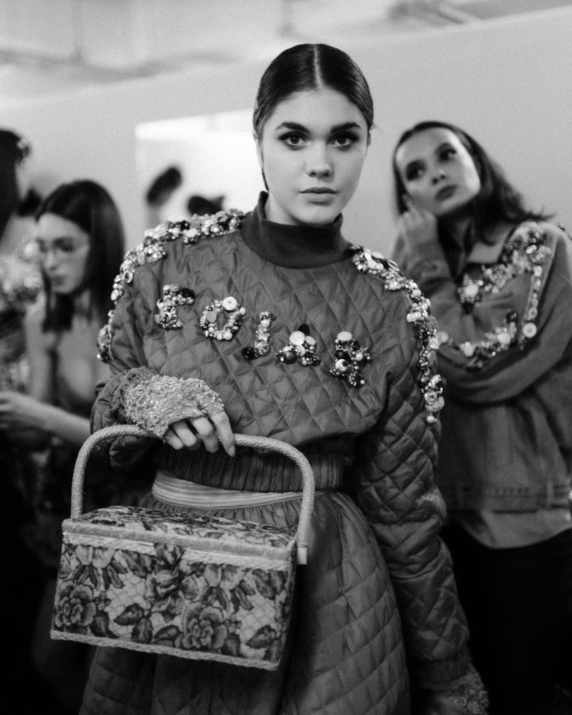 Rihanna Long during Kojak Studio runway show, Cairo. 2019