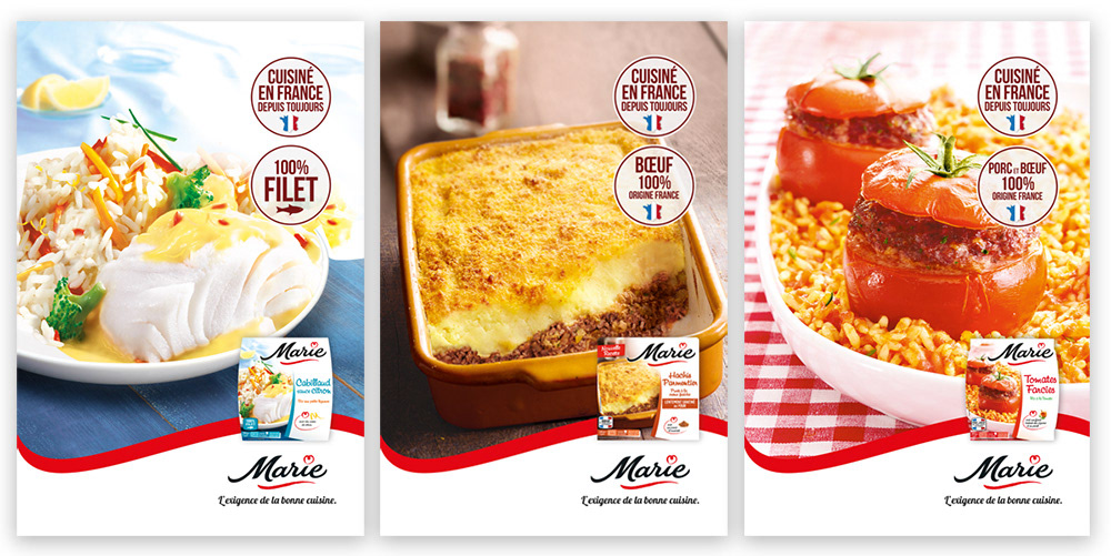 Campagne d'affichage en interne Marie