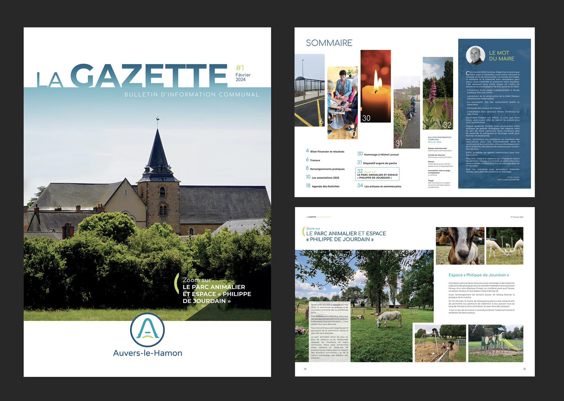 Bulletin municipal La Gazette d'Auvers-le-Hamon