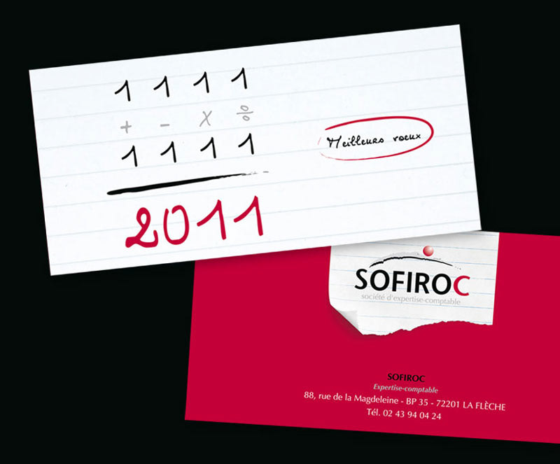 Carte de vœux Sofiroc