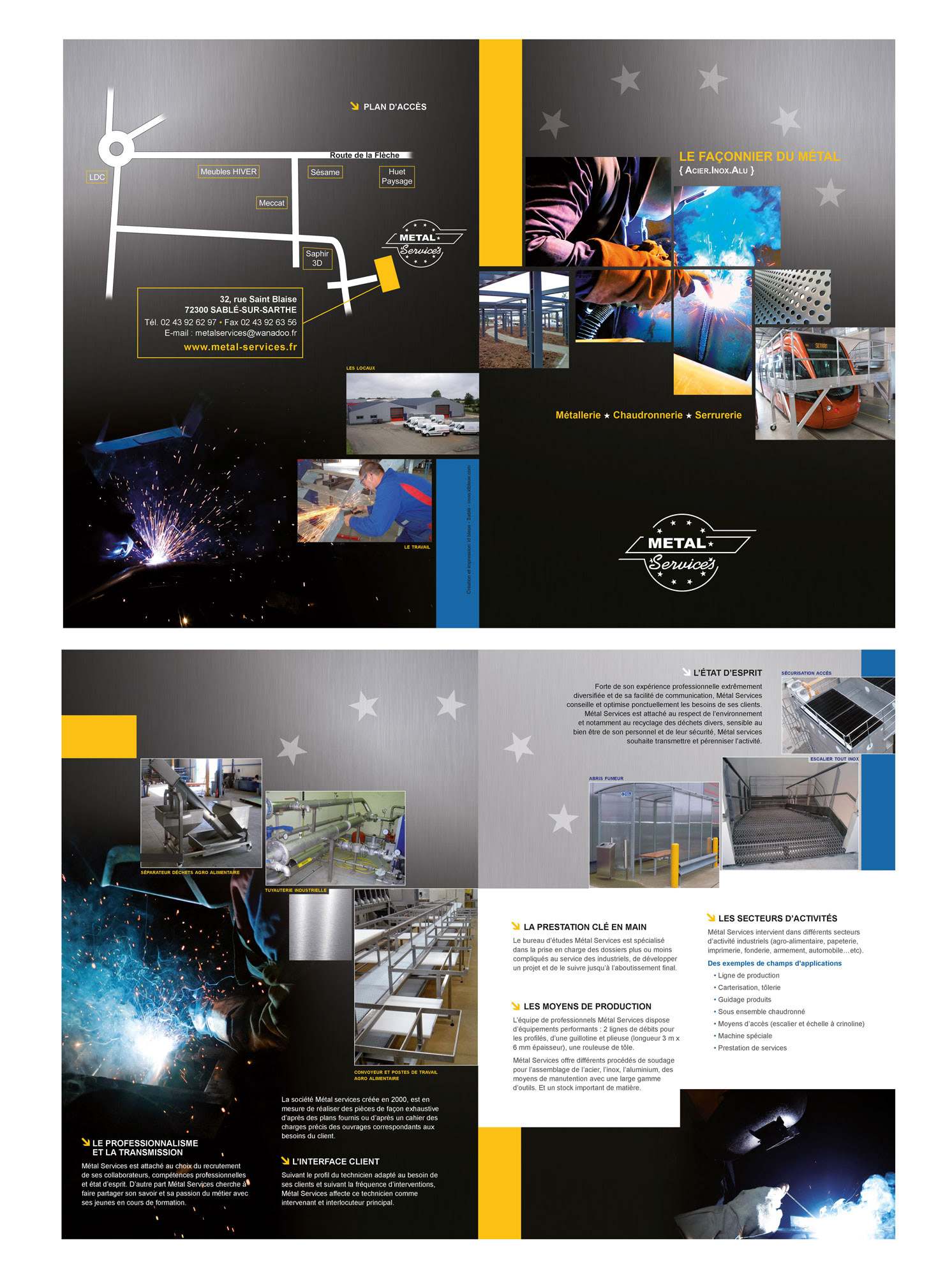 Plaquette commerciale Métal Services