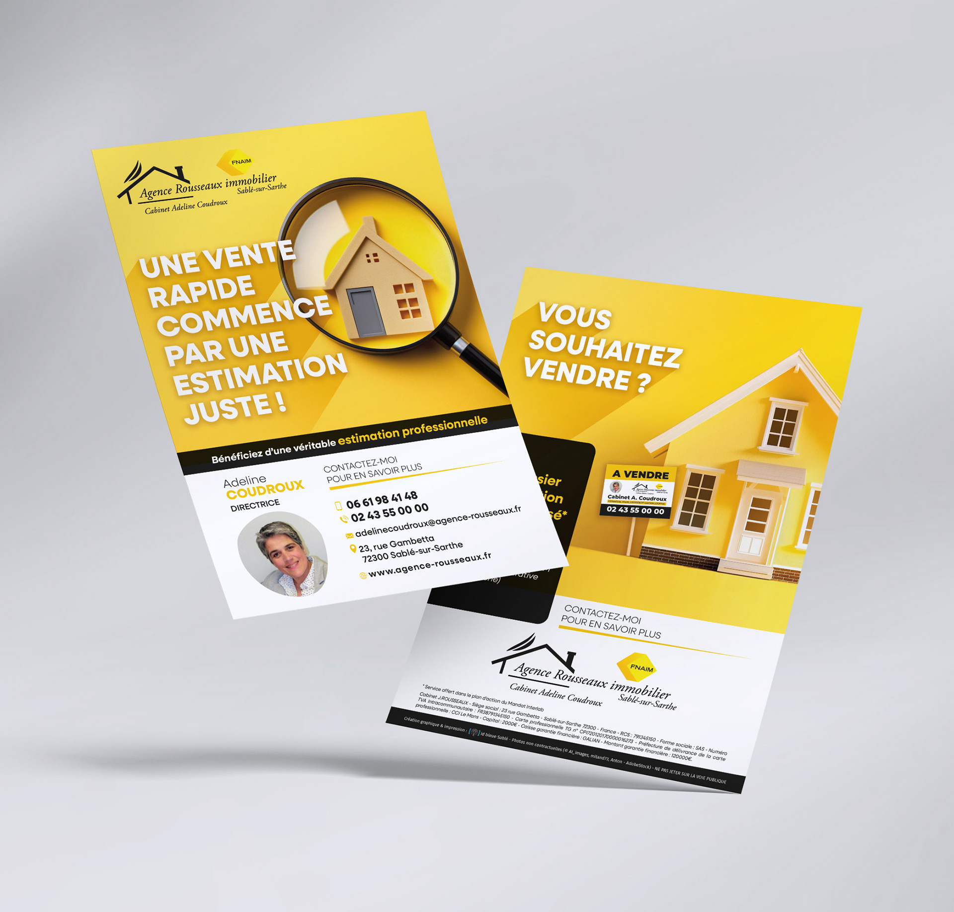 Flyer Agence Rousseaux Immobilier
