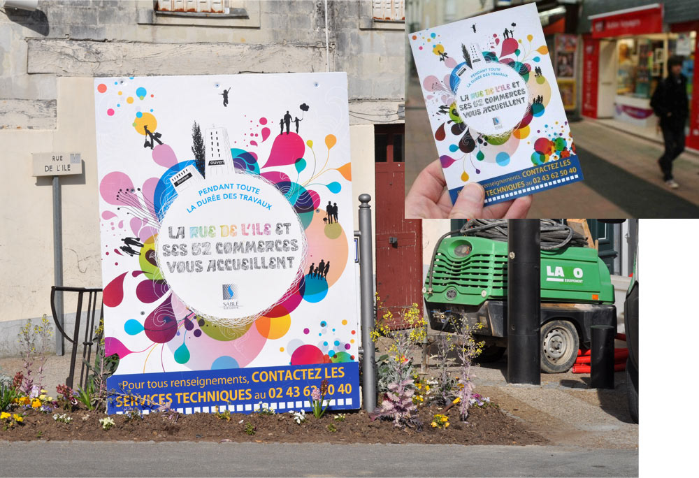 Pancarte Sablé Action