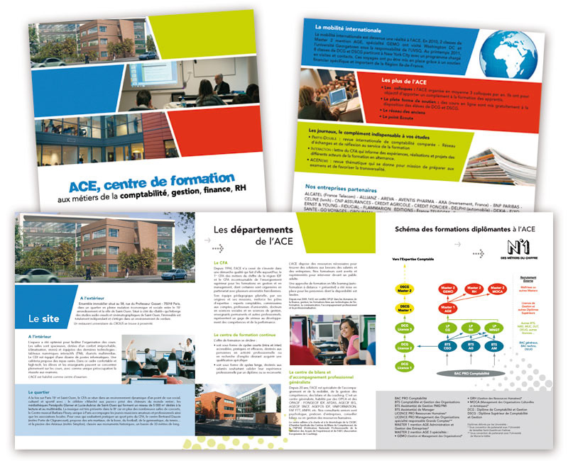 Plaquette ACE centre de formation