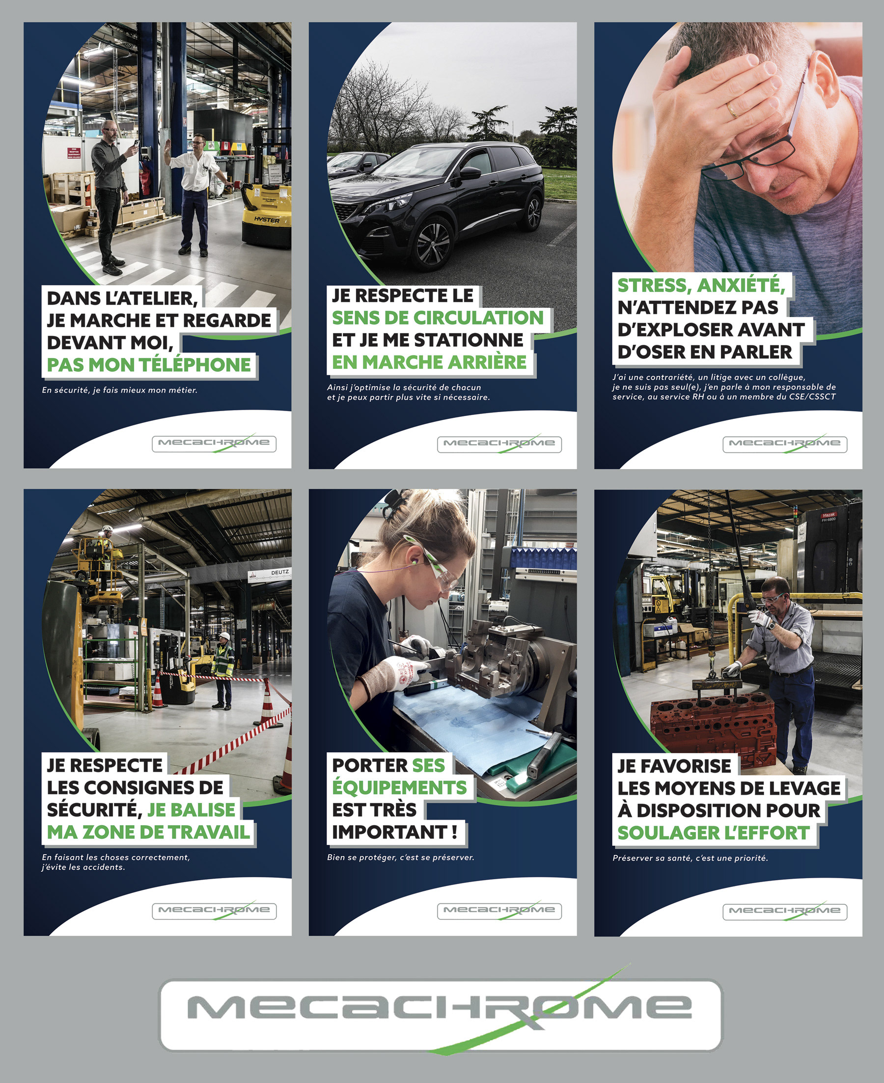 Campagne d'affichage interne Mecachrome