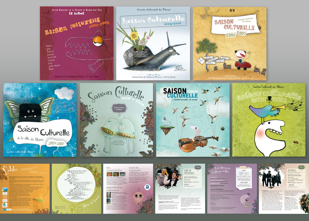 Programmes saisons culturelles de la ville du Blanc