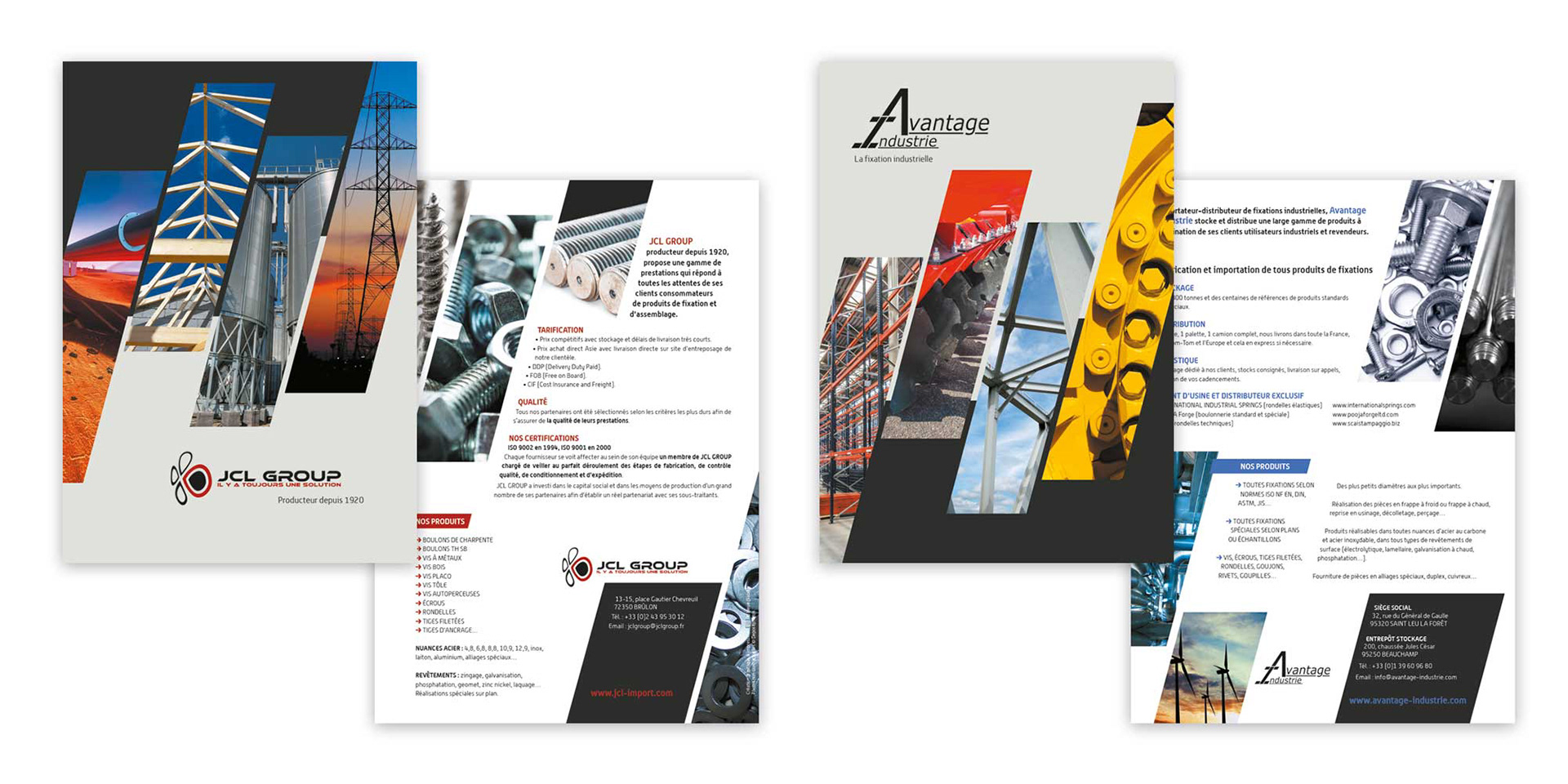 Plaquette double sens JCL Group/Avantage Industrie