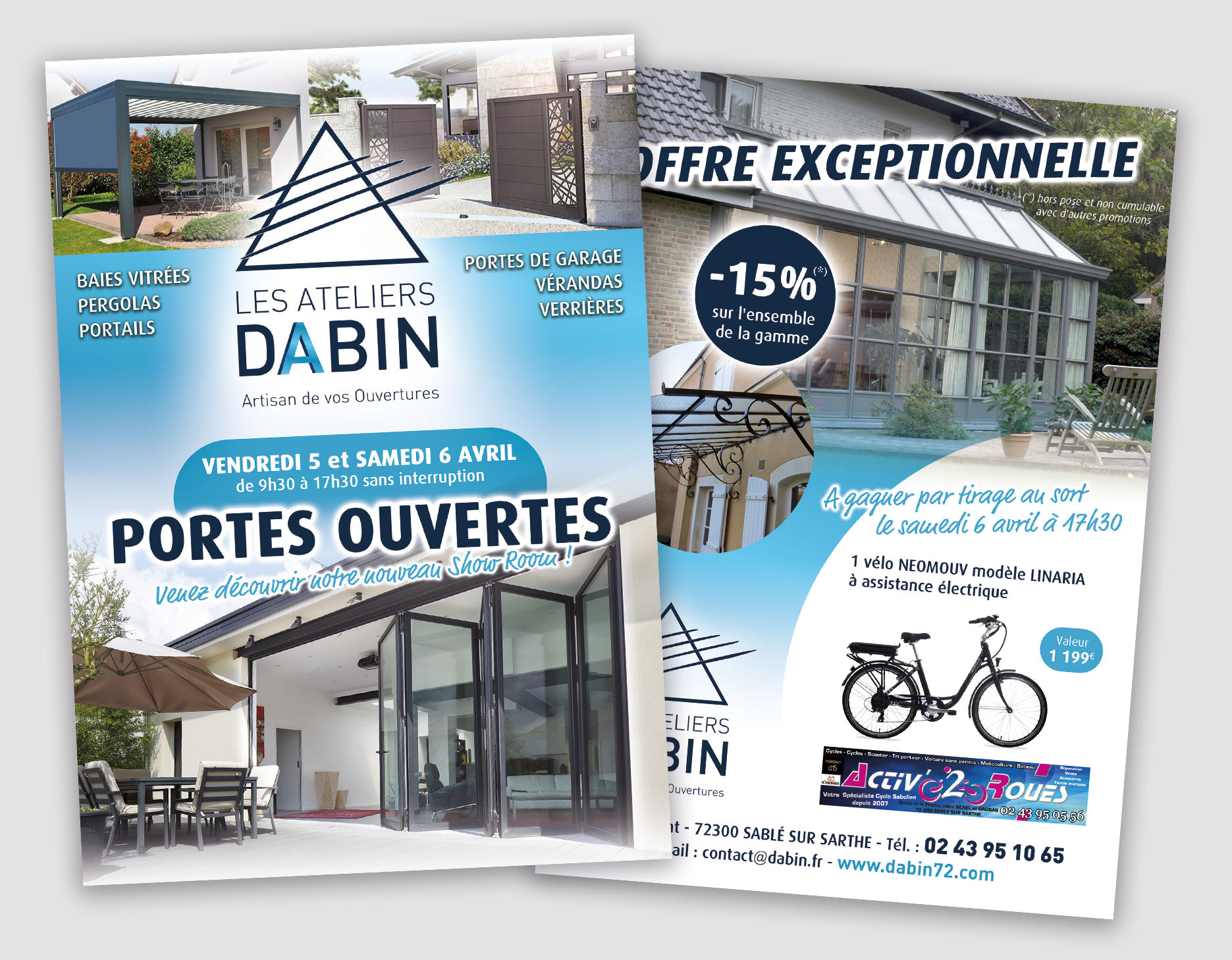 Flyer Portes ouvertes Ateliers Dabin