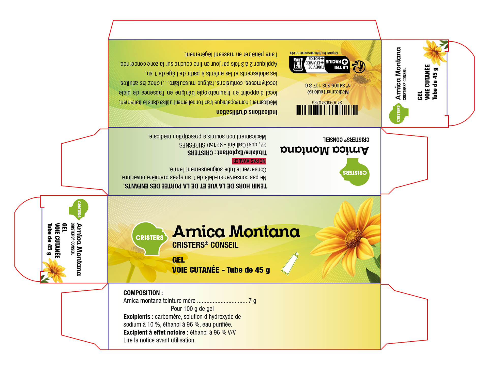 Etui d'Arnica Montana Cristers