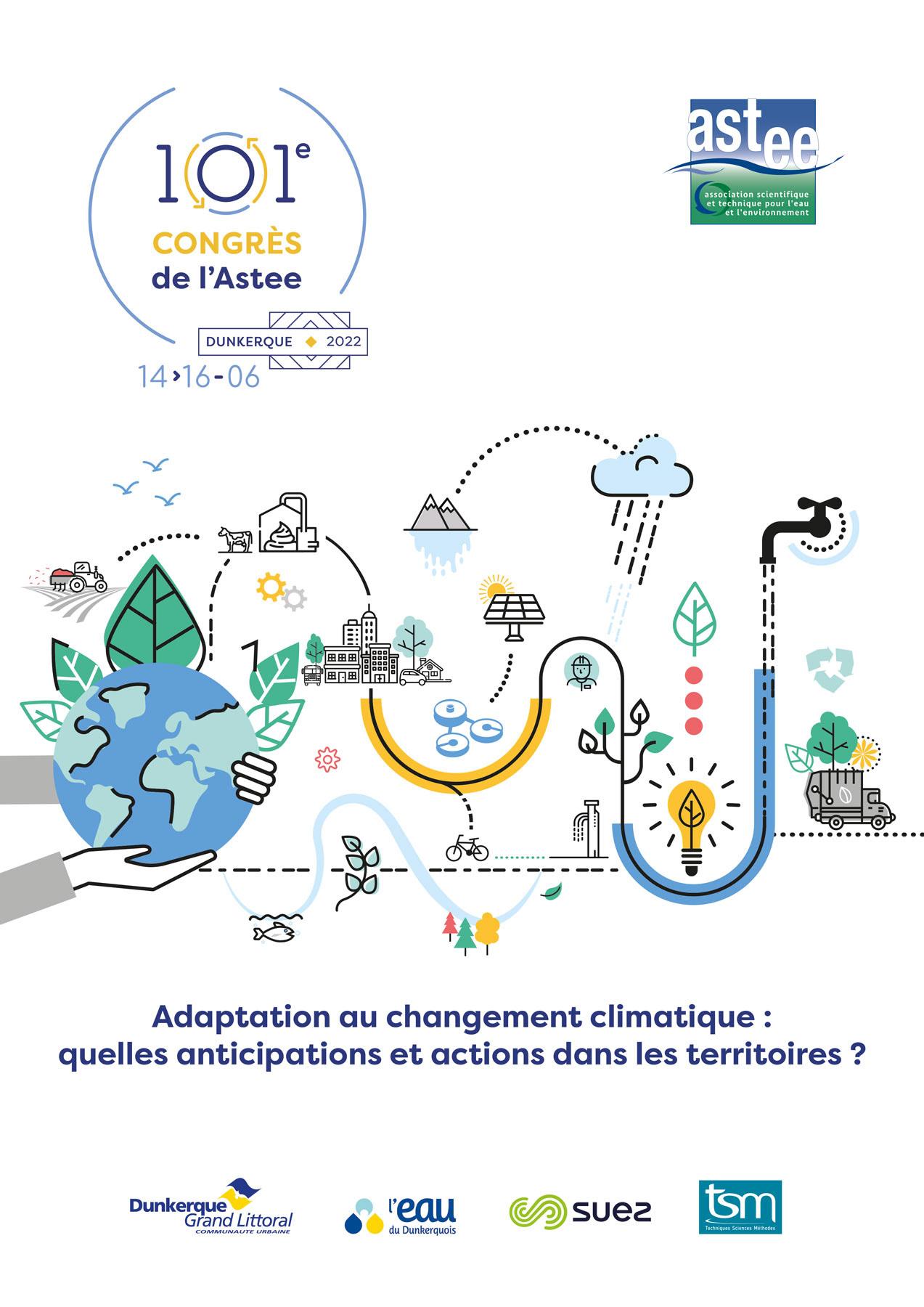 Affiche pour le 101e congrès de l'Astee