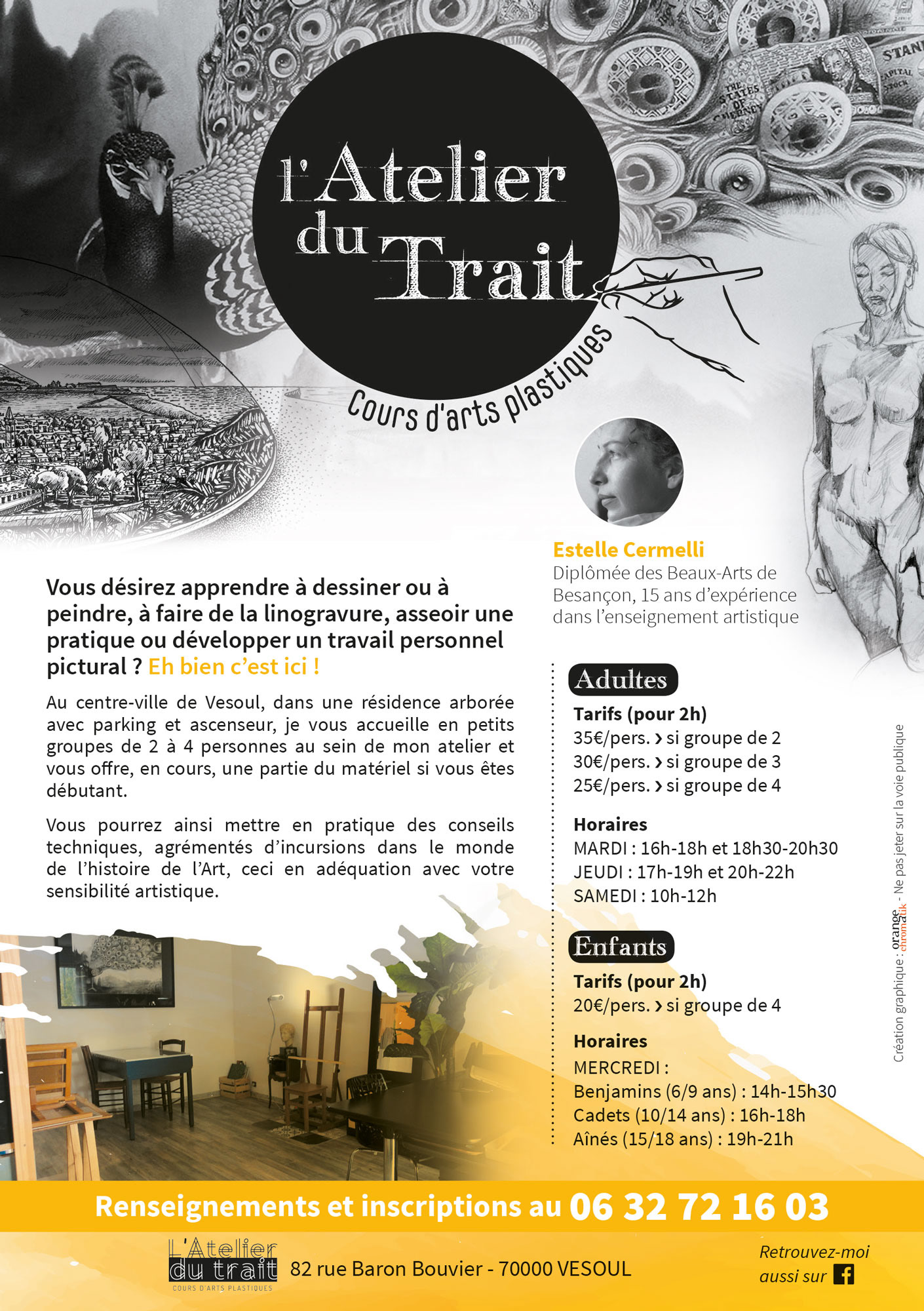 Flyer Atelier du Trait