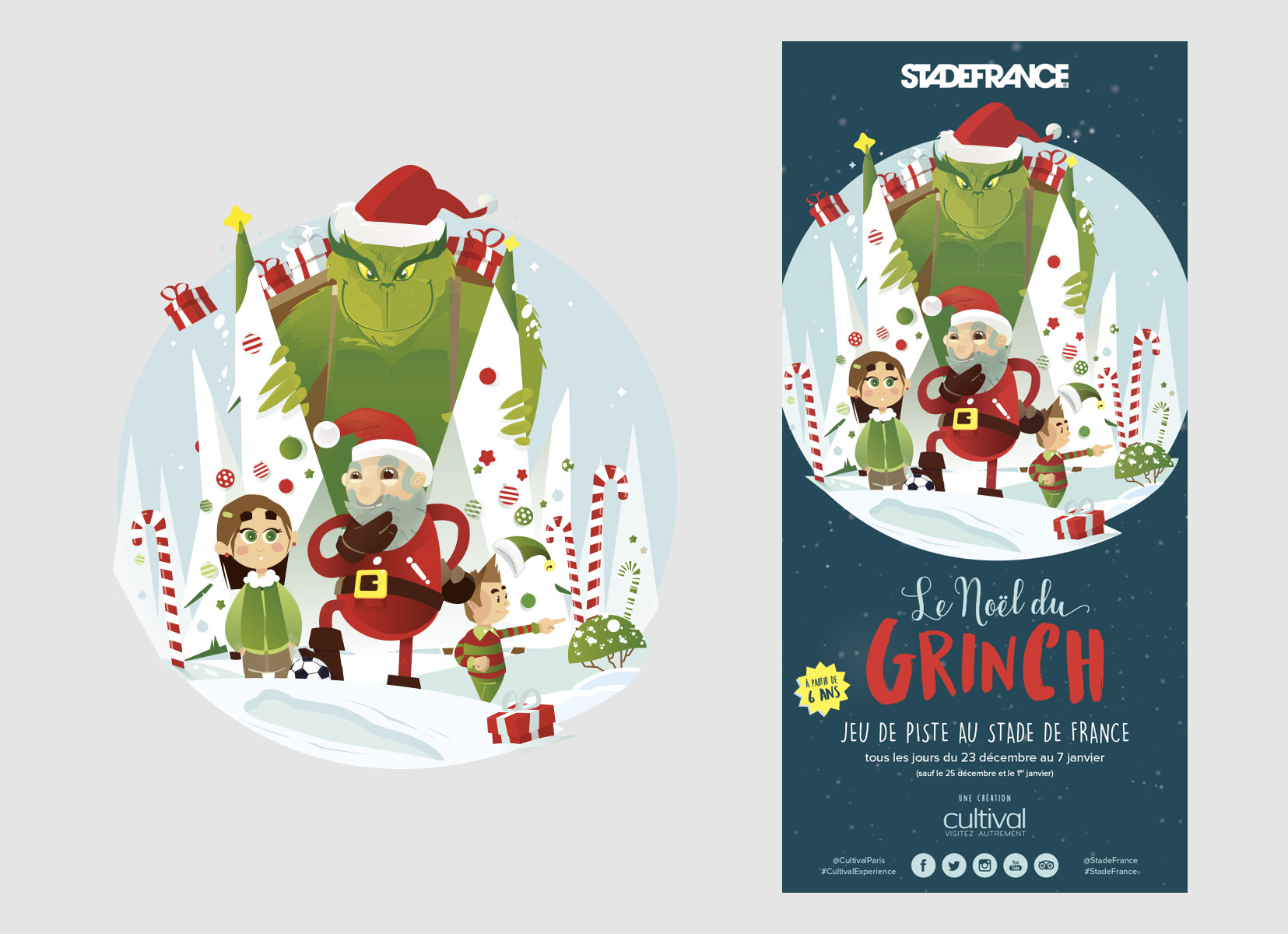 Jeu de piste : le Noël du Grinch au Stade de France - Arts in the City