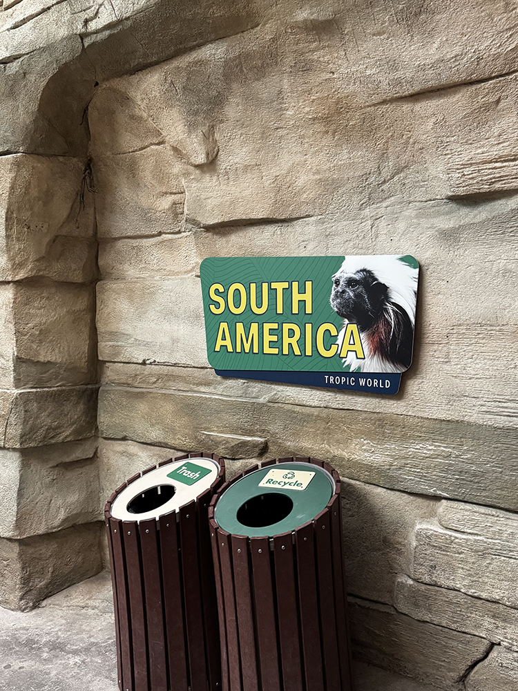 Tropic World South America title sign