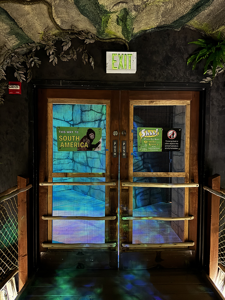 Tropic World South America door signs