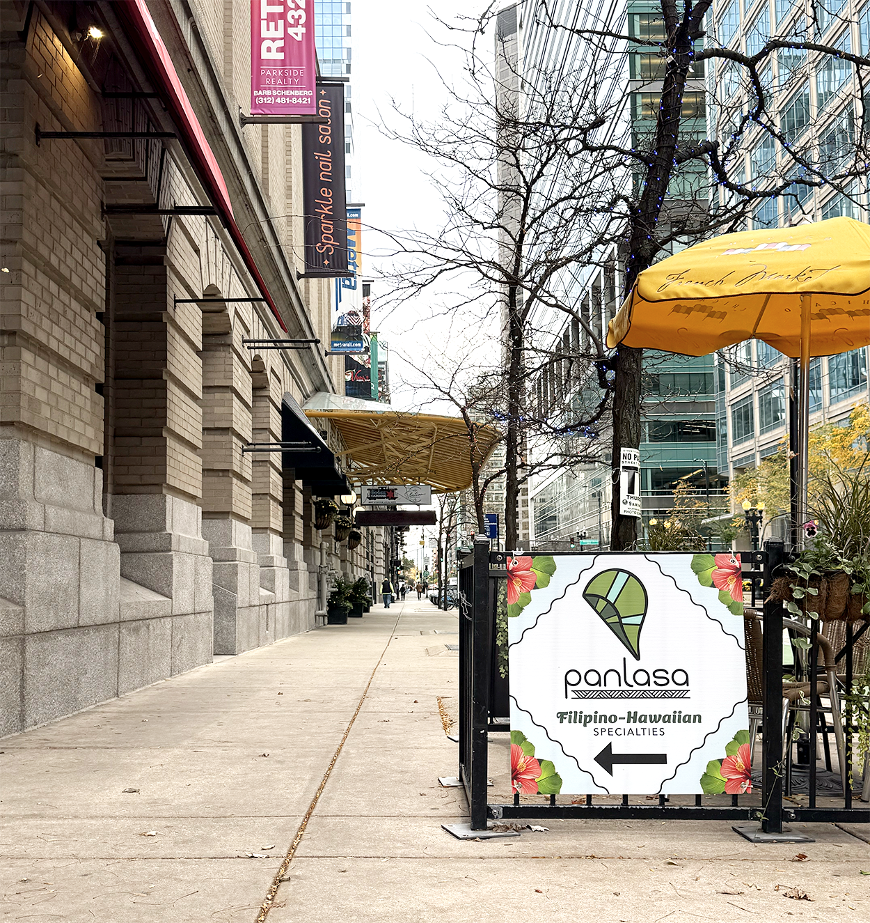 Outdoor way finding signage