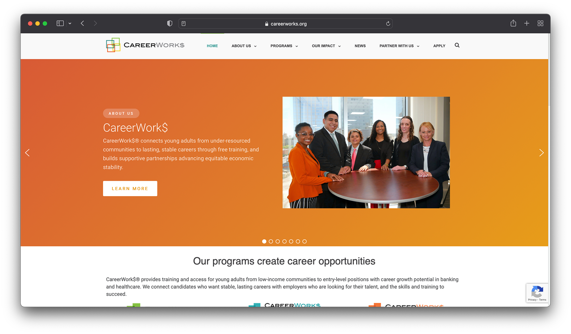 Website Homepage