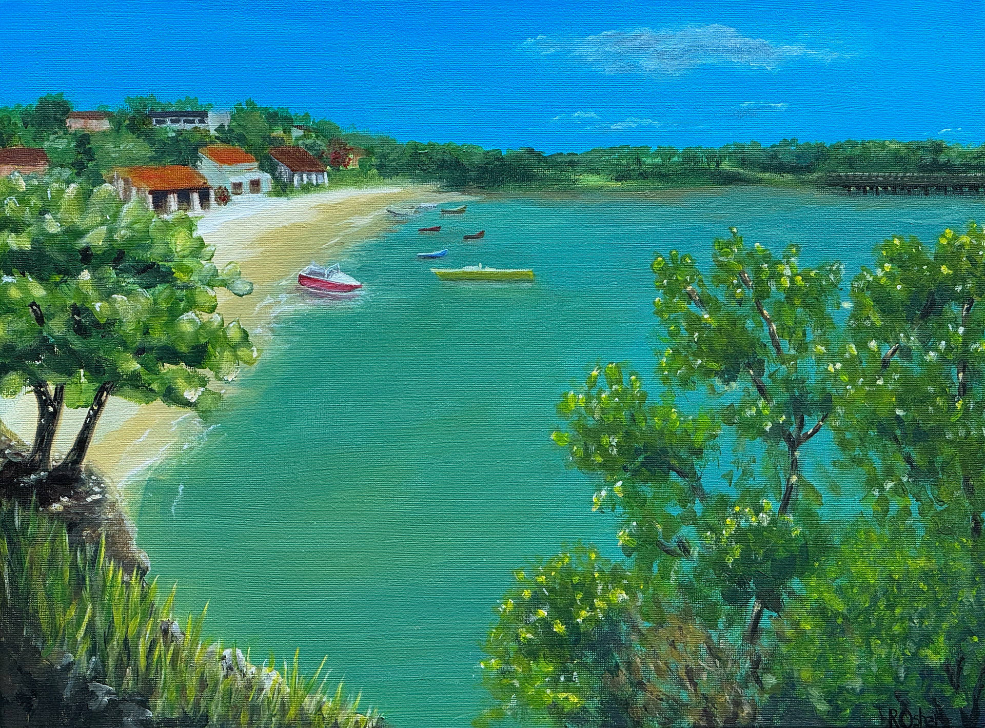 "Bahia" acrylic on canvas