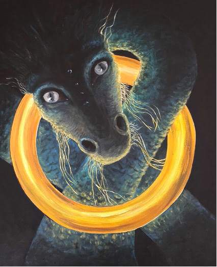 "Neela" acrylic on canvas