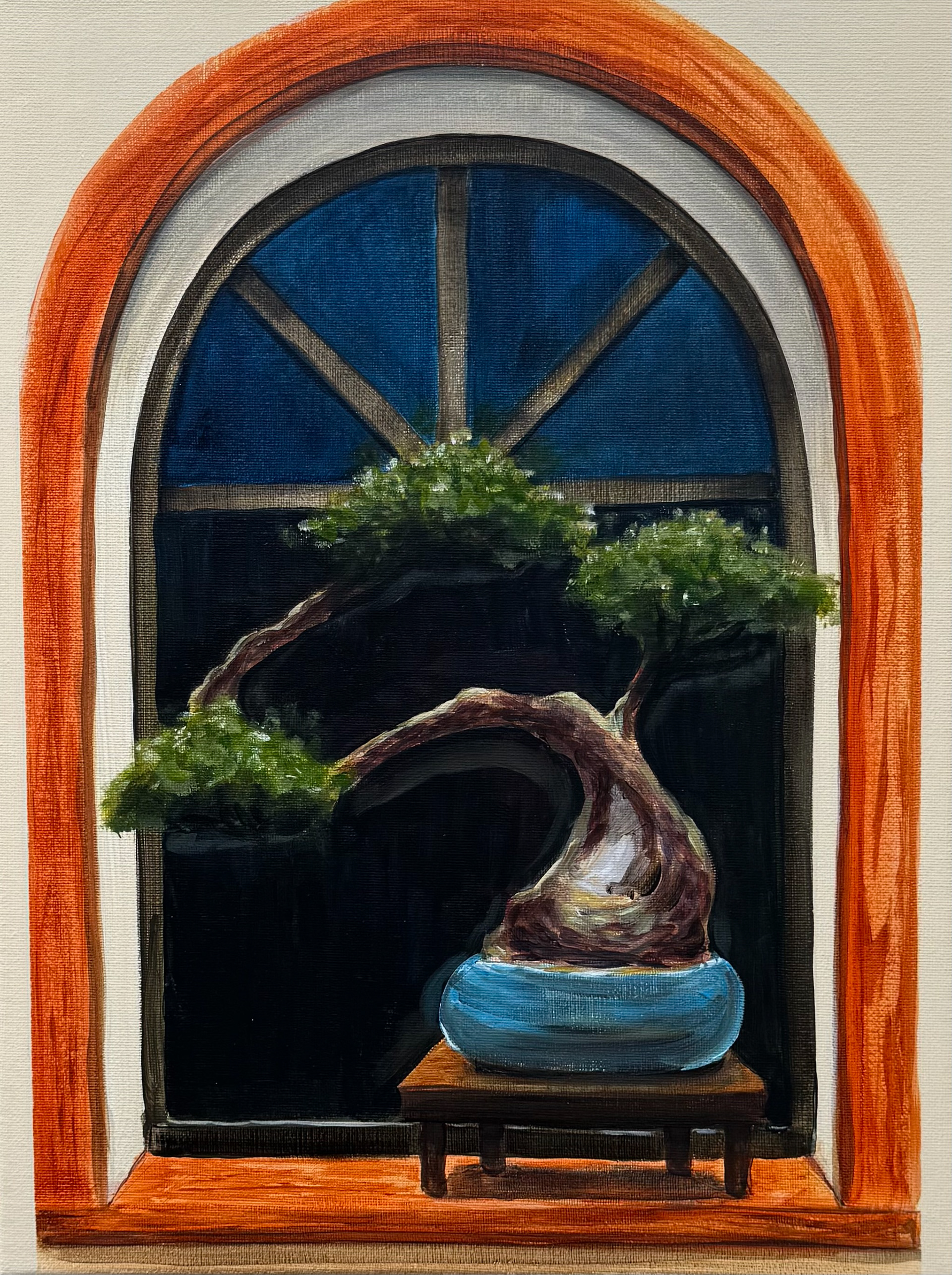 "Outside In" acrylic on canvas