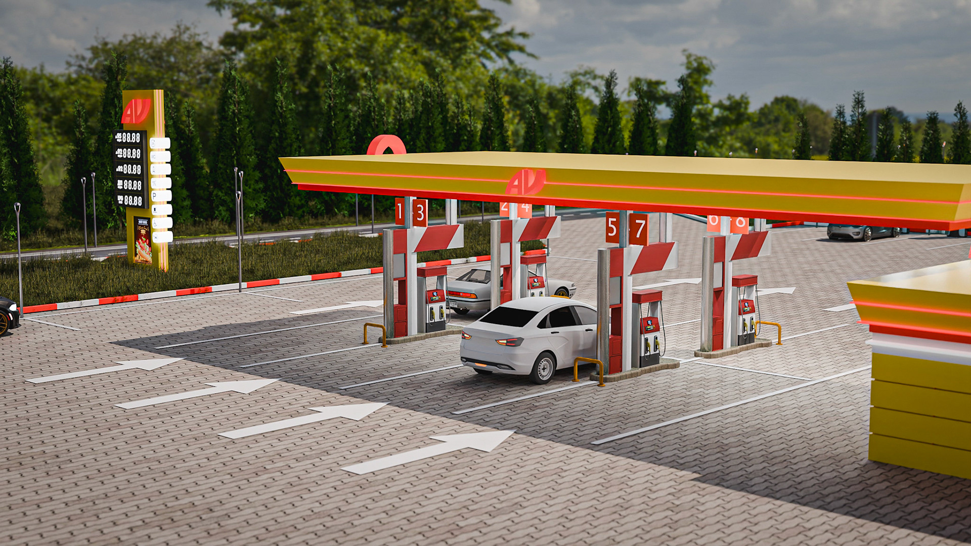 GAS STATION "Avetra"