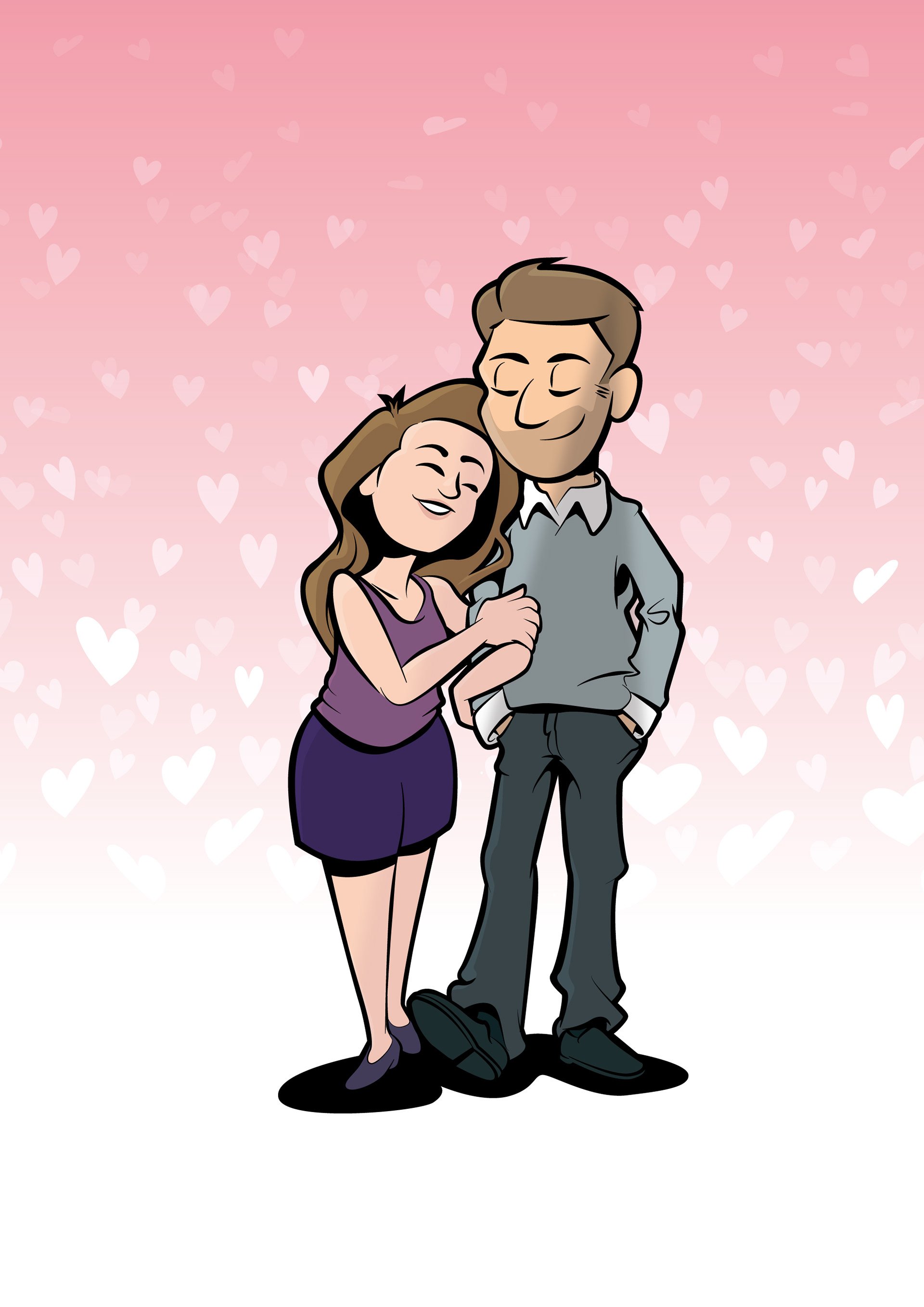 Harmstar koppelportret liefde