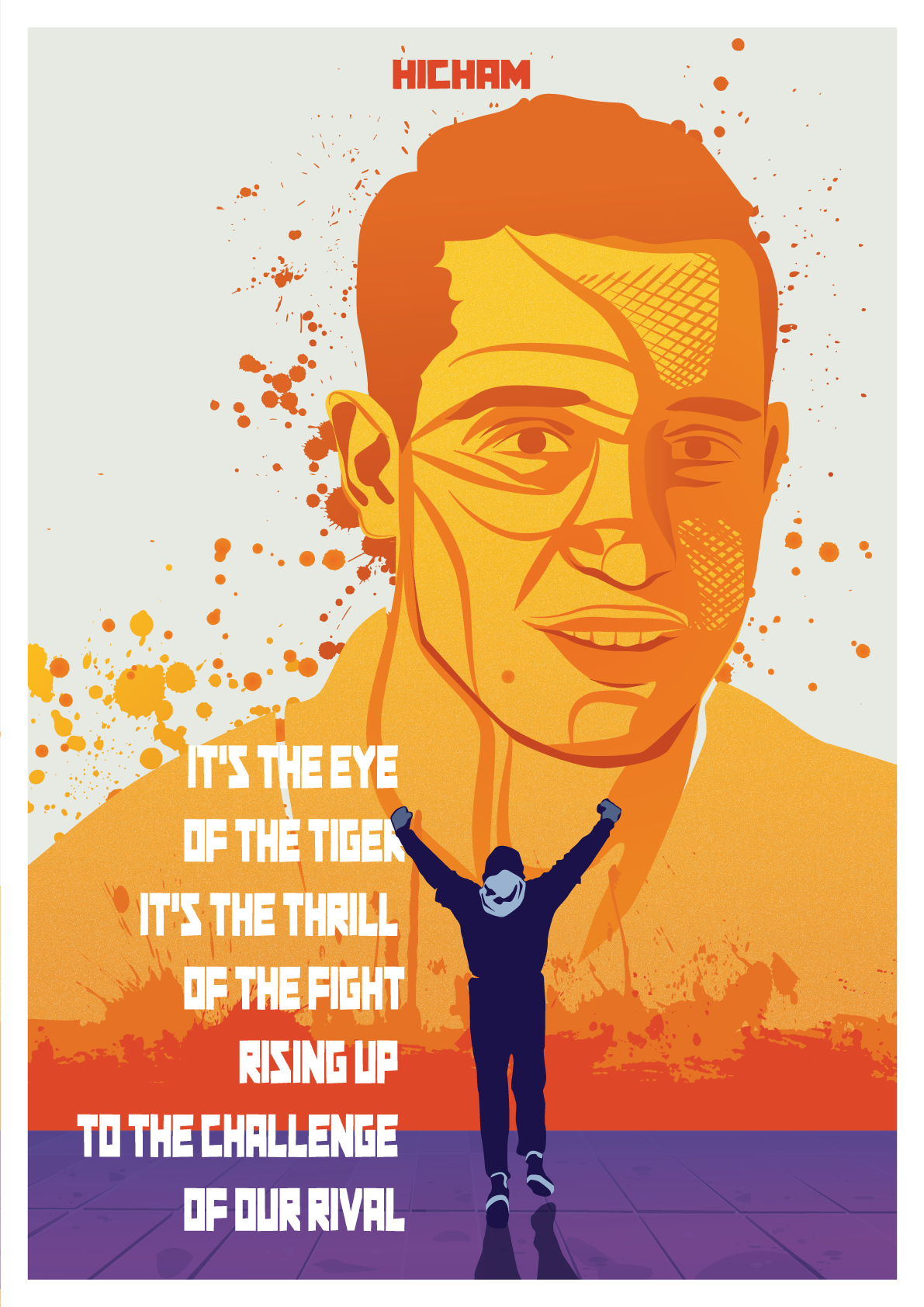 Harmstar portret Rocky Eye of the Tiger