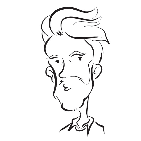 Harmstar karikatuur 12