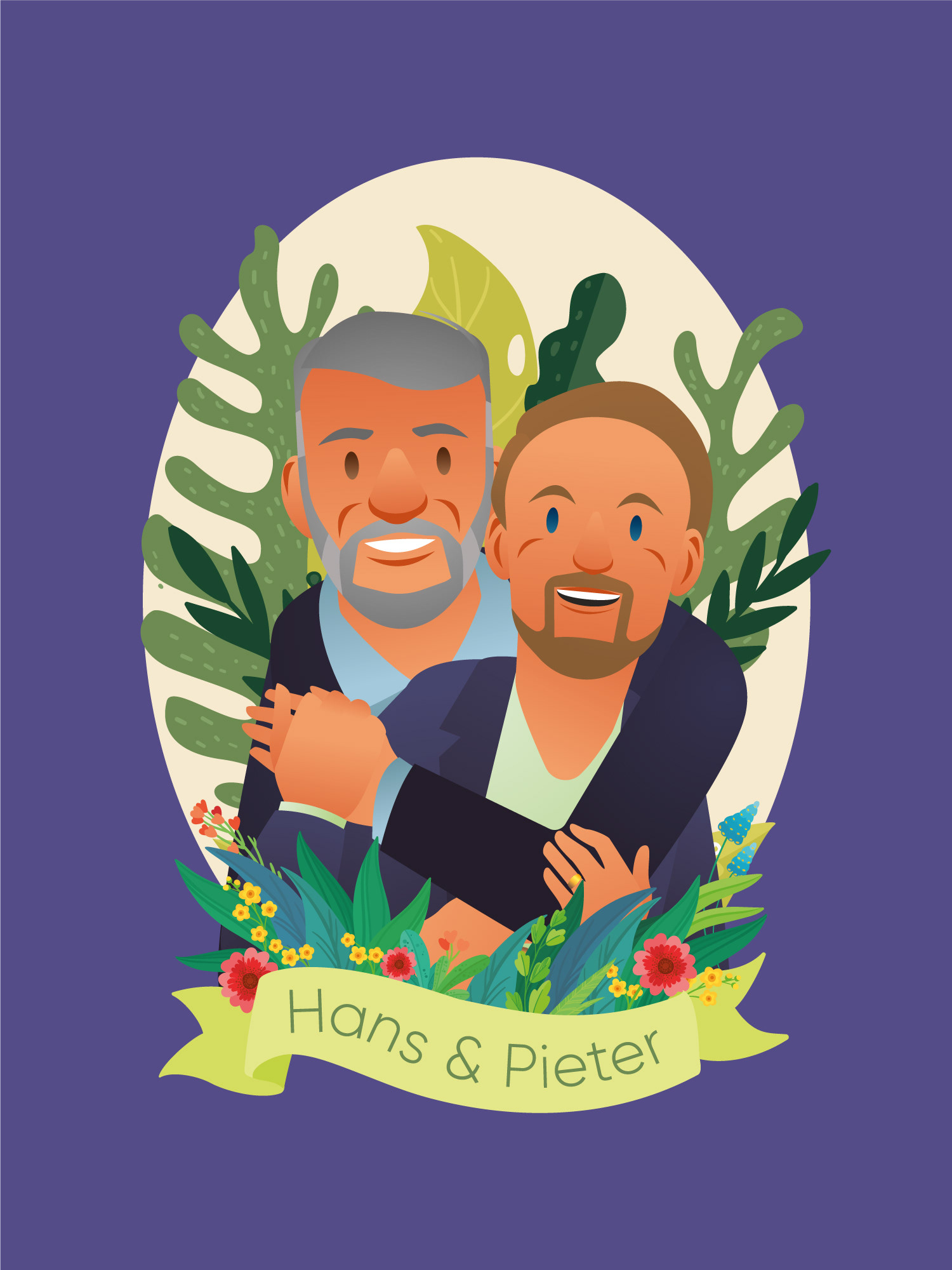 Harmstar koppelportret