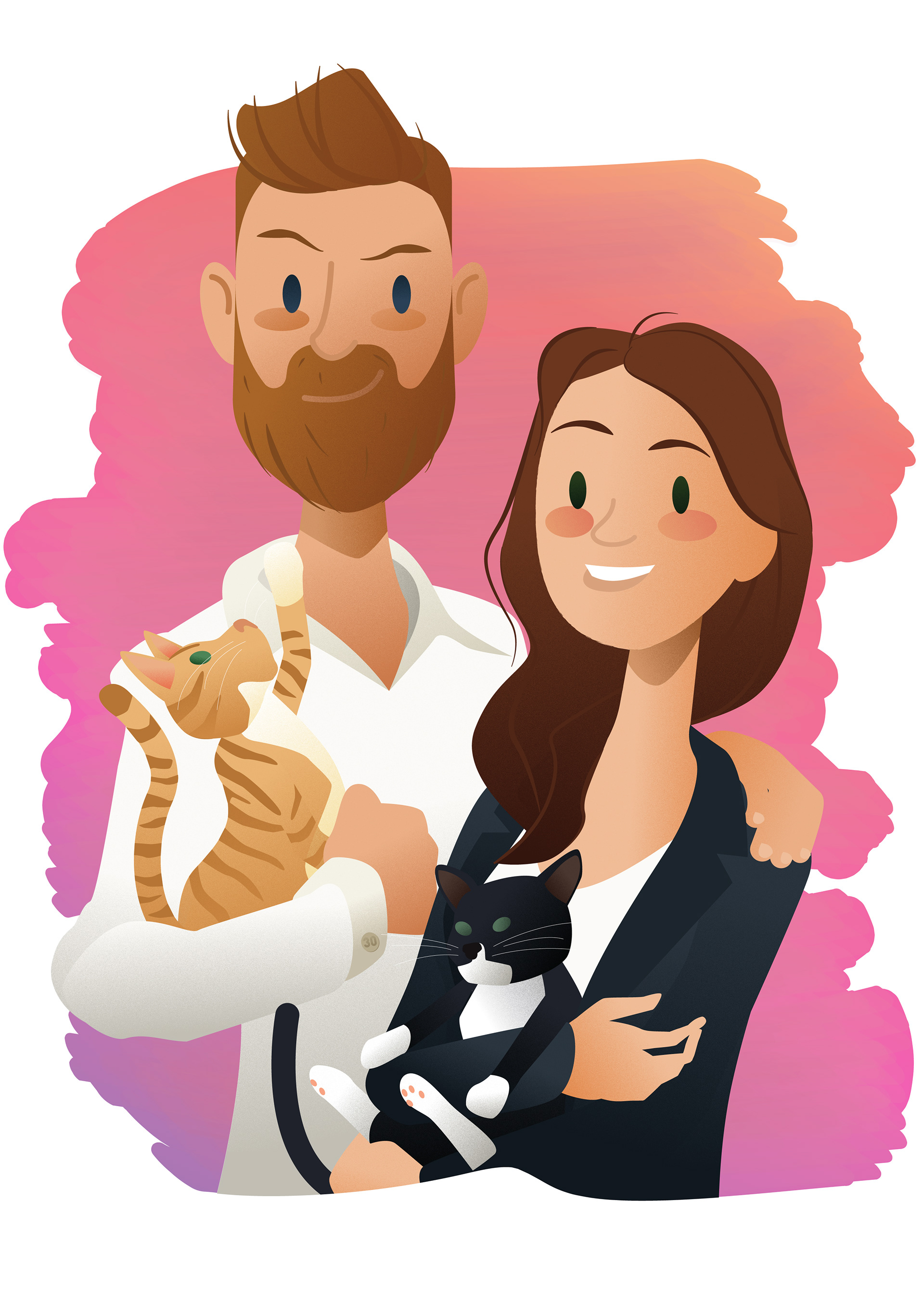 Harmstar koppelportret 