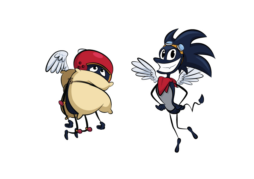 Harmstar character design 01