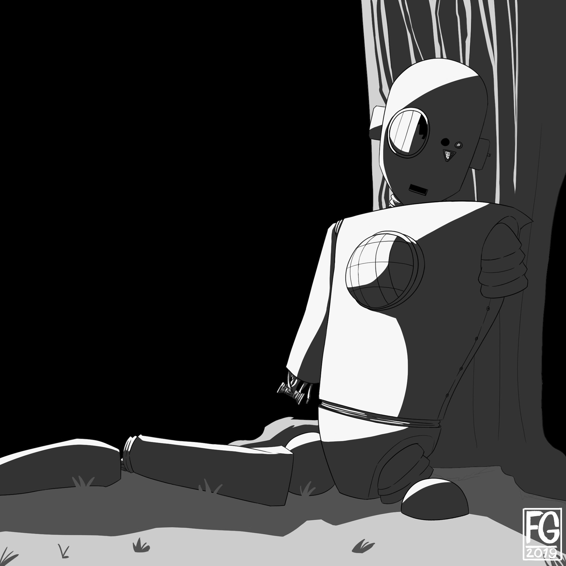 Inktober '19 D8 - Frail