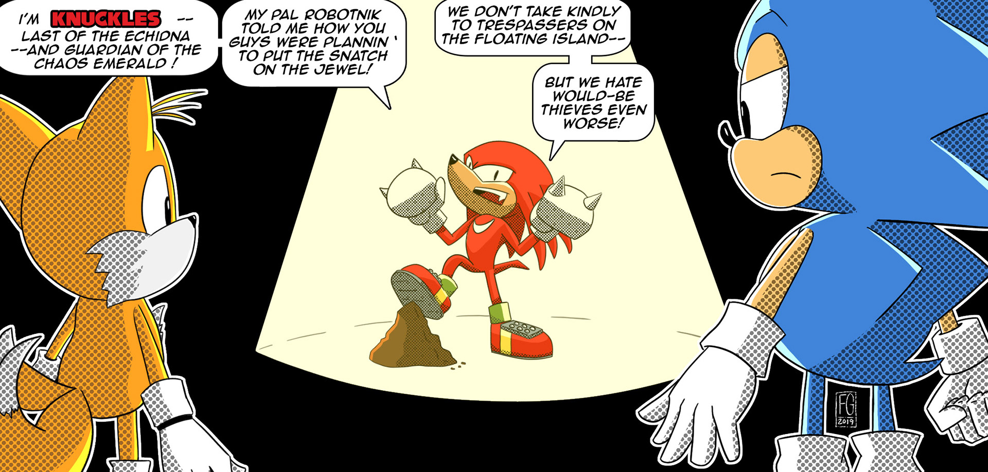 Sonic Reillustrated Collaboration