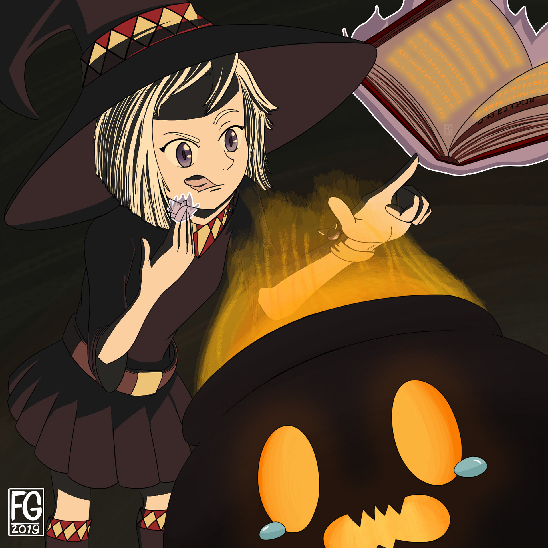 Inktober '19 D7 - Enchanted