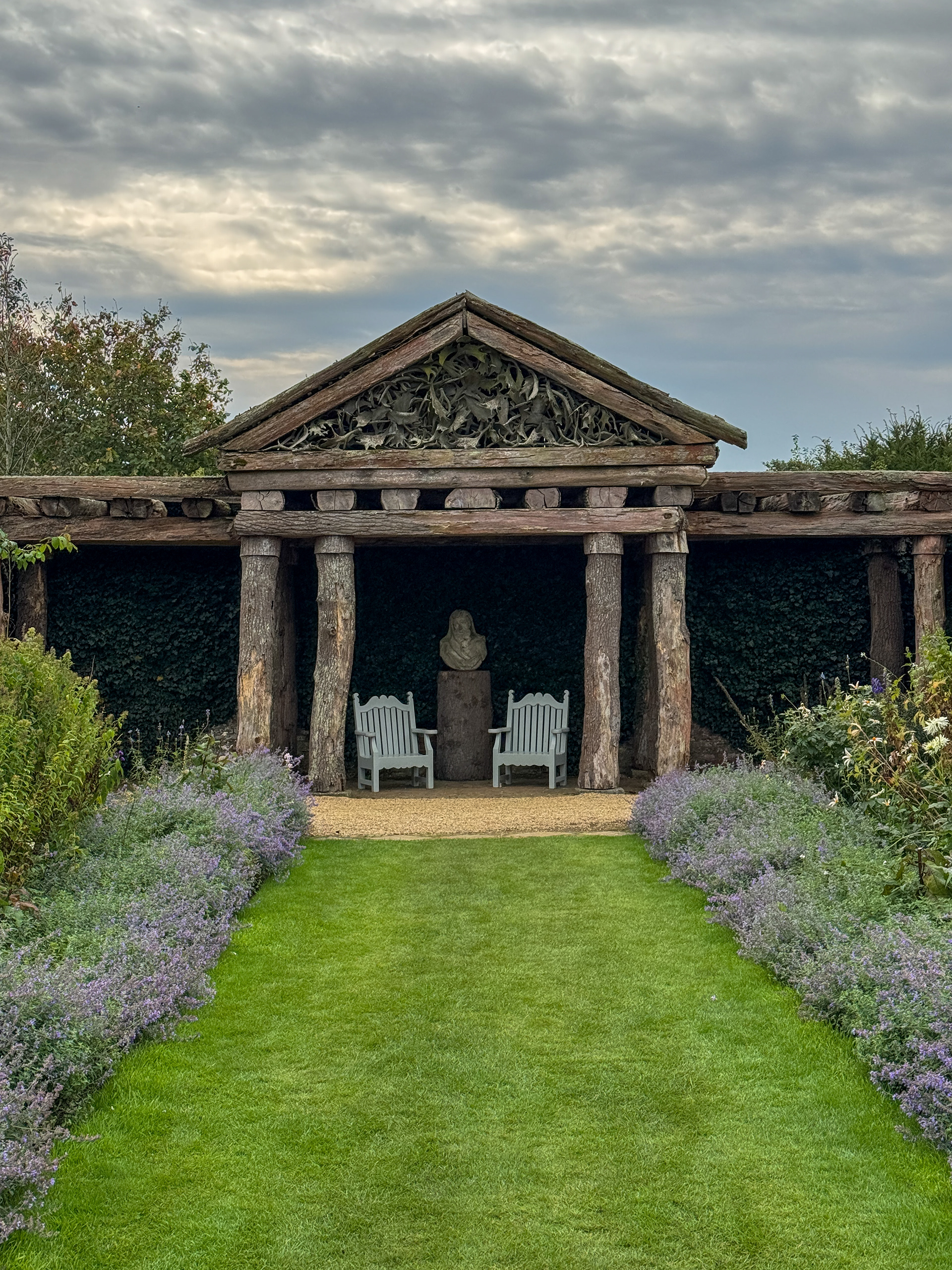 Folly in the walled garden
