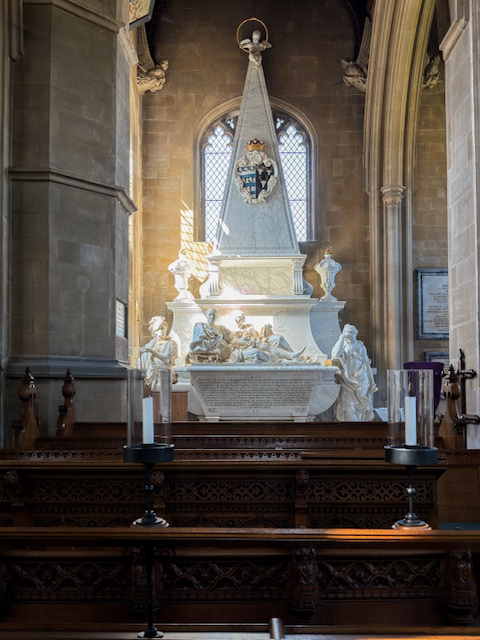 The tomb of  William Cecil, Lord Burghley (1520-1598) in St. martin's Church
