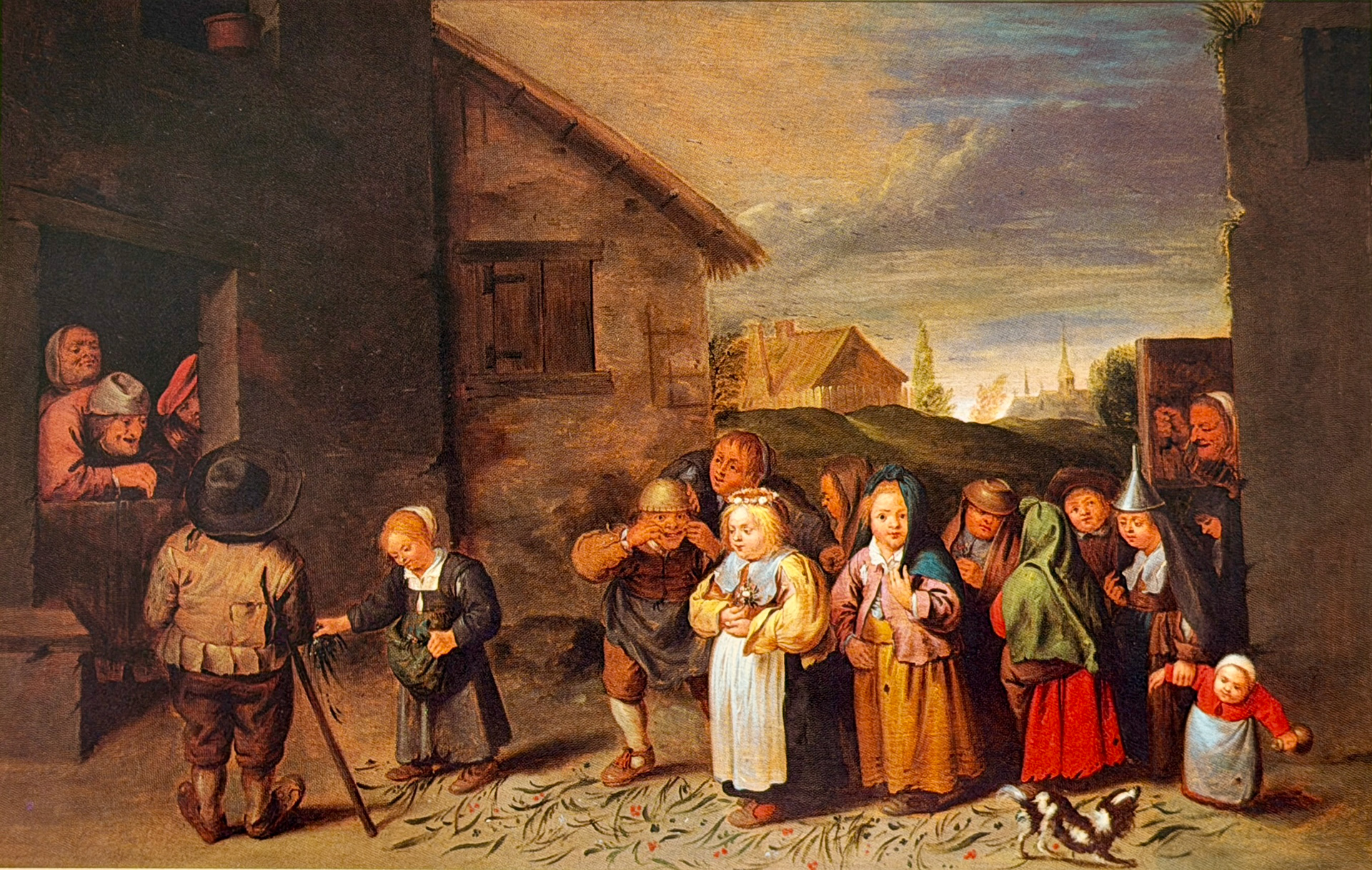 Figure 2 After David Ryckaert III, previously Joos van Craesbeeck, Die Kinderhochzeit, 1640, oil on panel, 49 x 75 cm, Dorotheum, lot 80 18 december 2017