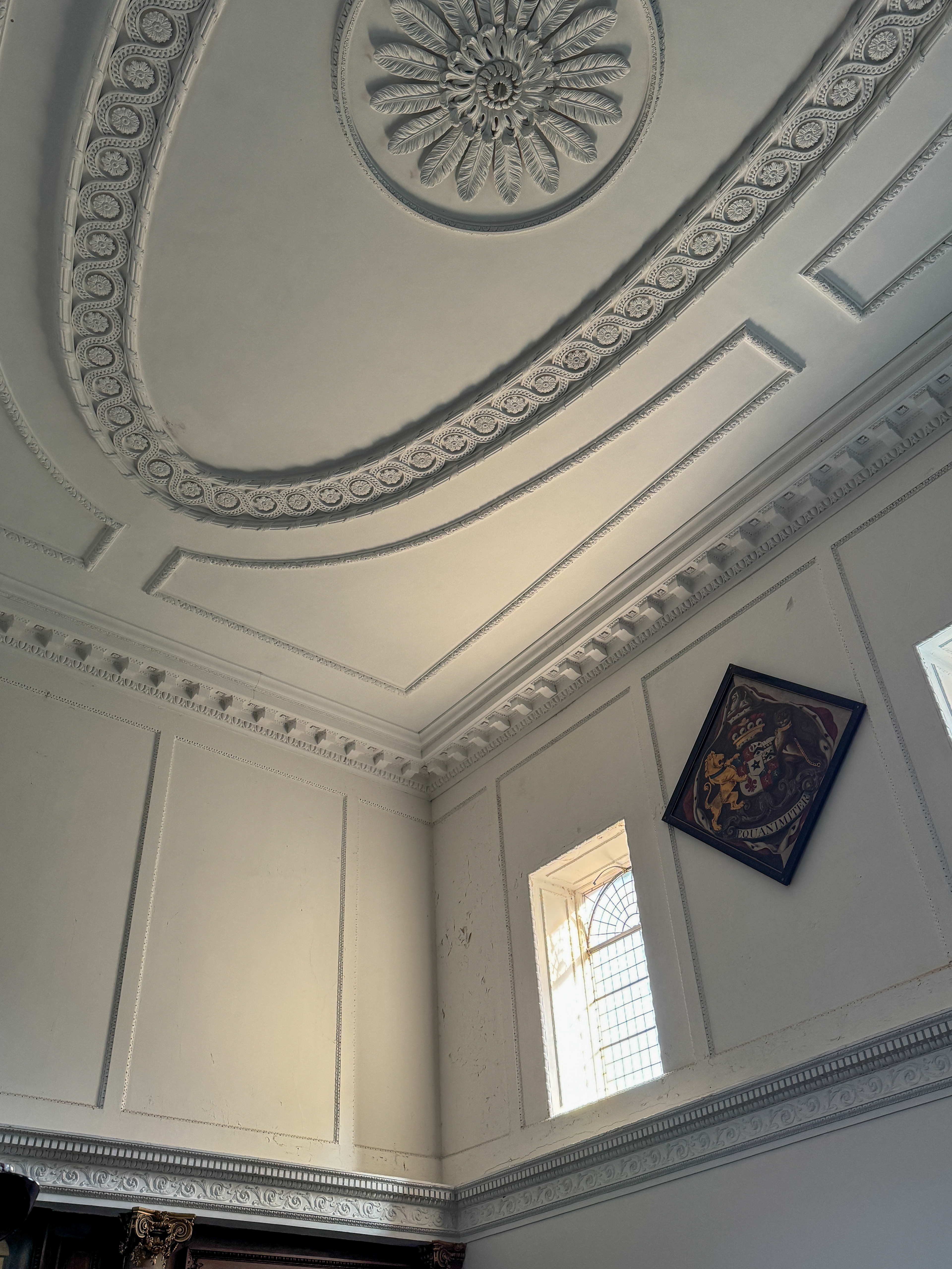 Inside the church