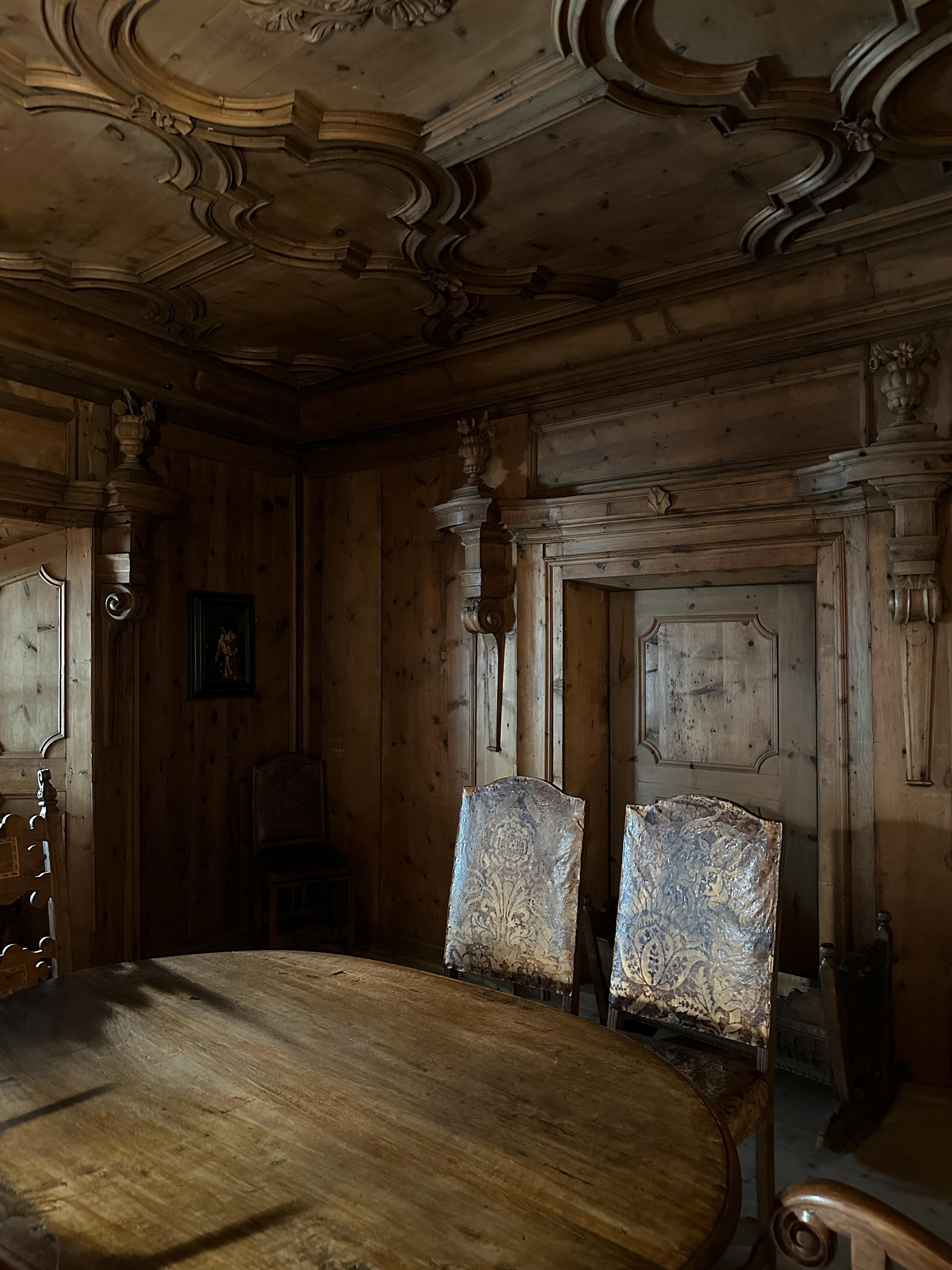 Stube aus Kasern bei Prettau 1612