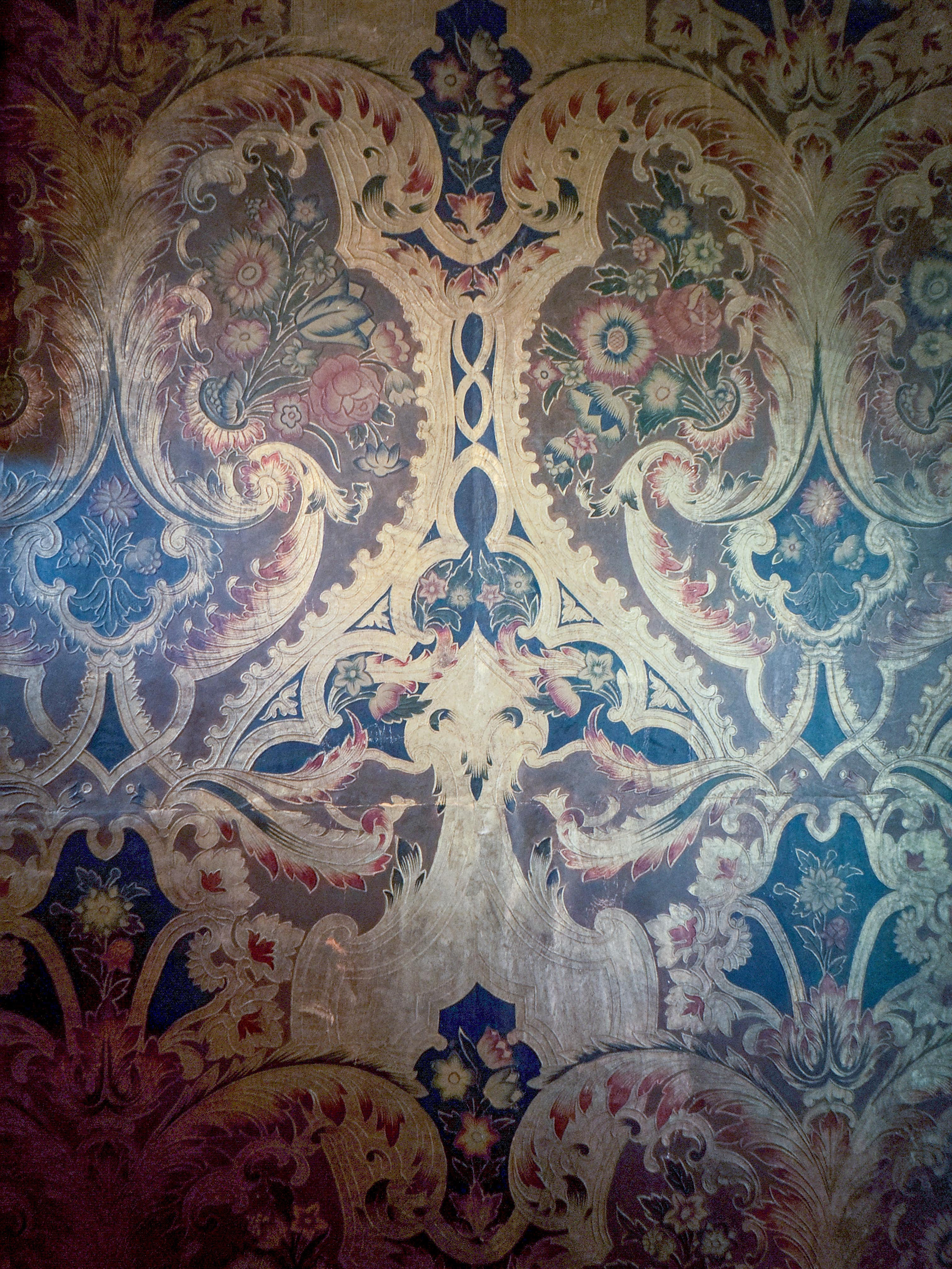 Wallpaper sitting room Prince Hendrik