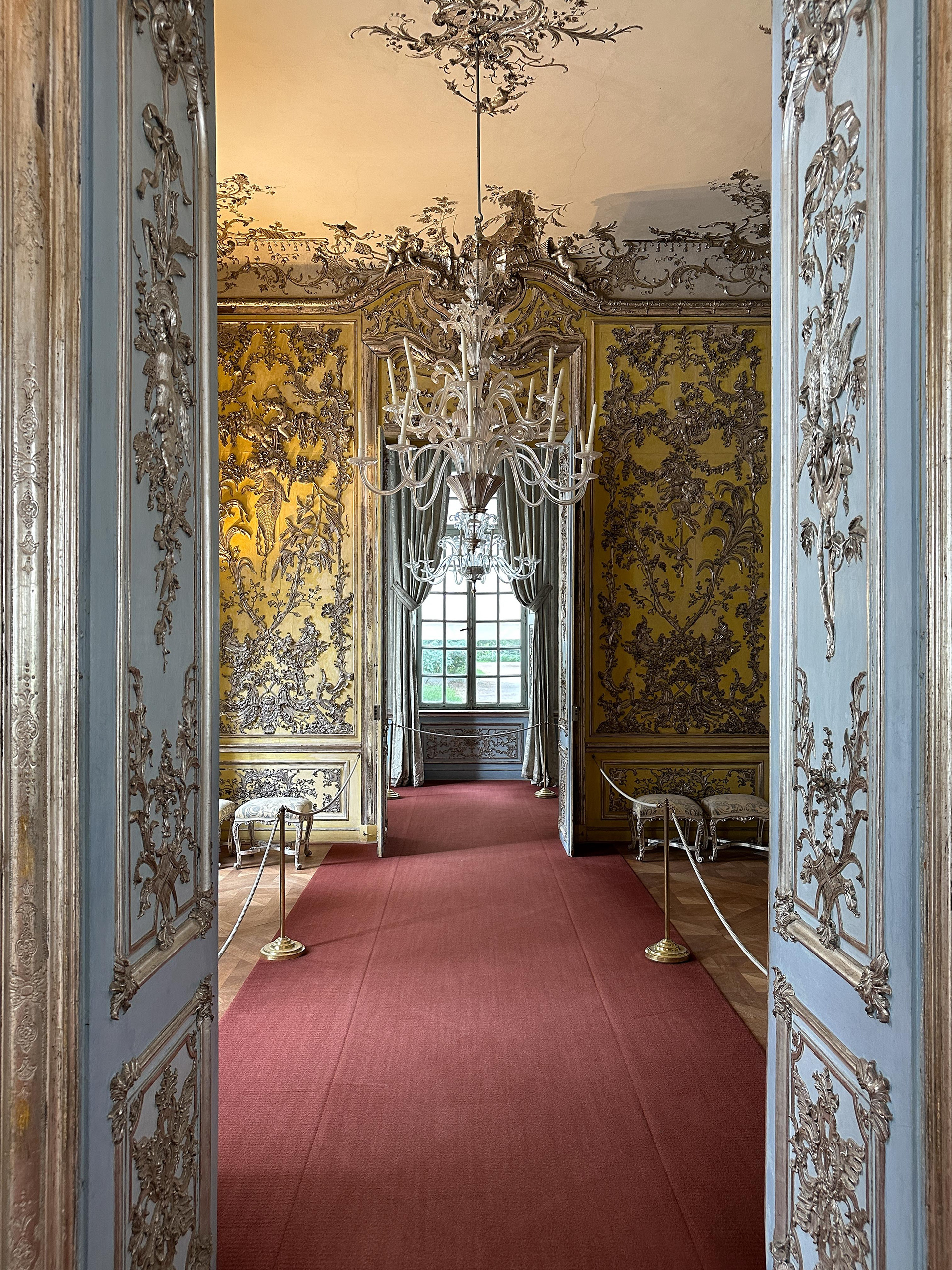 View from Hall of Mirrors into bedroom