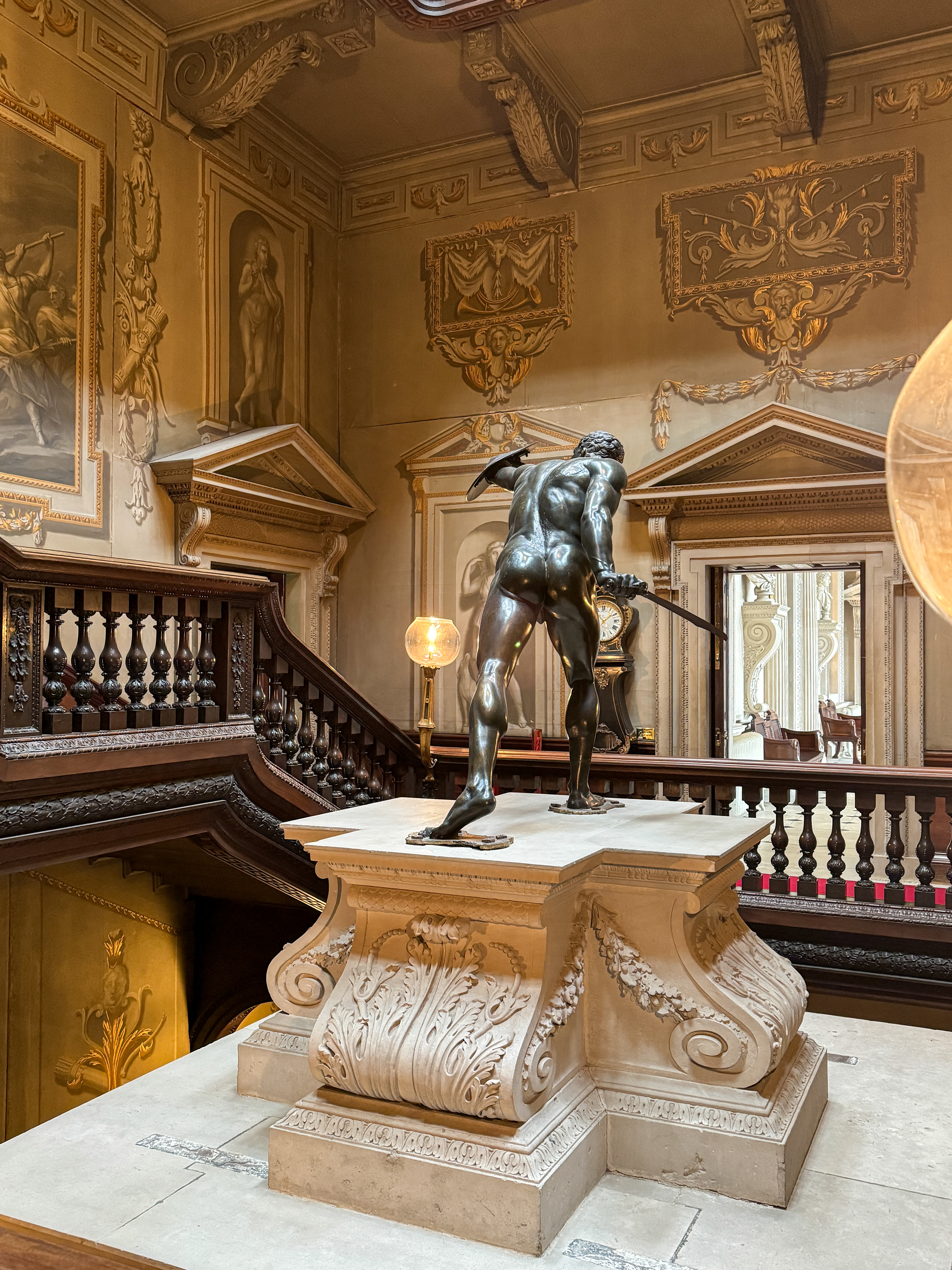 Central staircase
