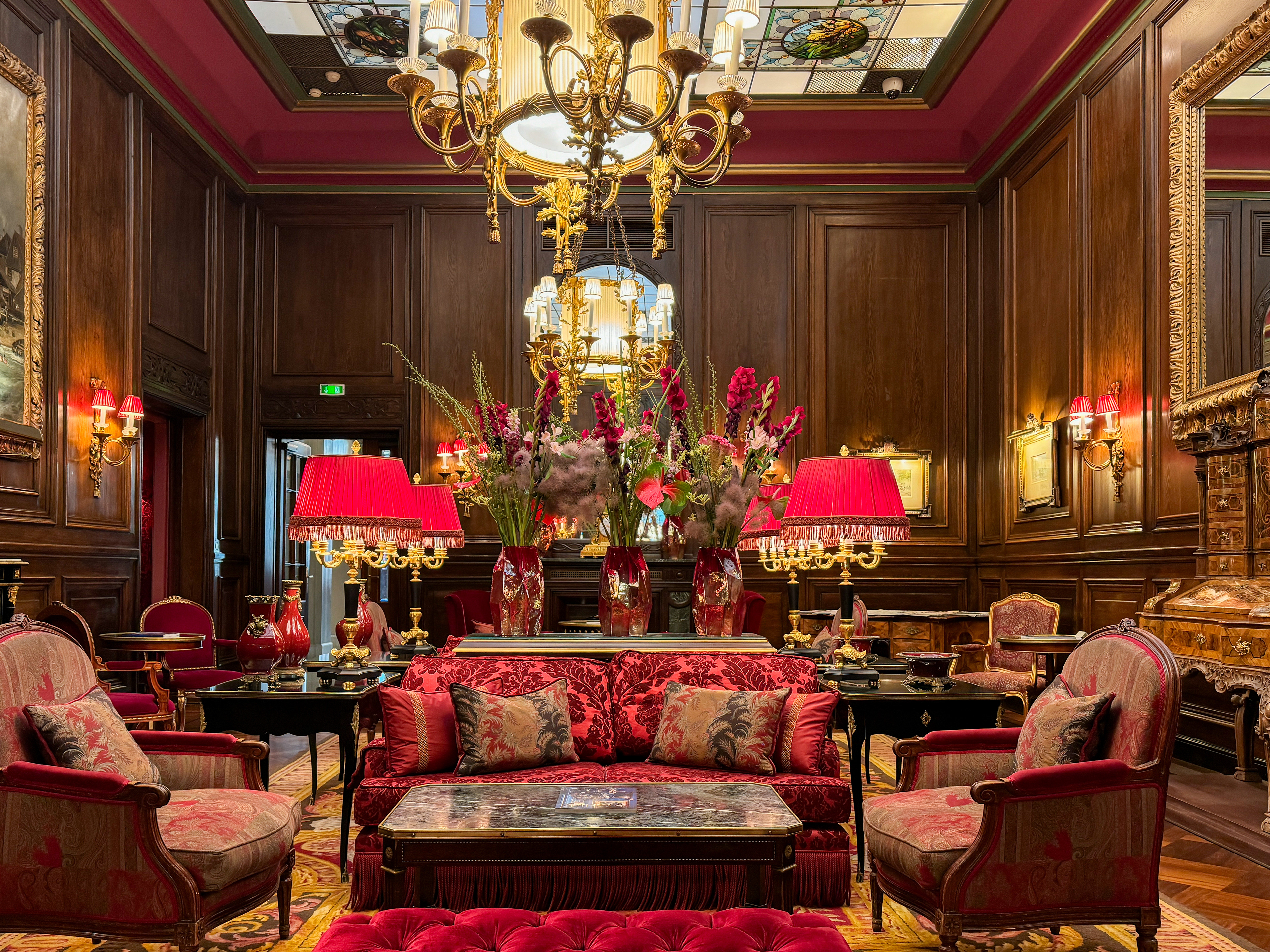 Lobby of the Sacher Hotel