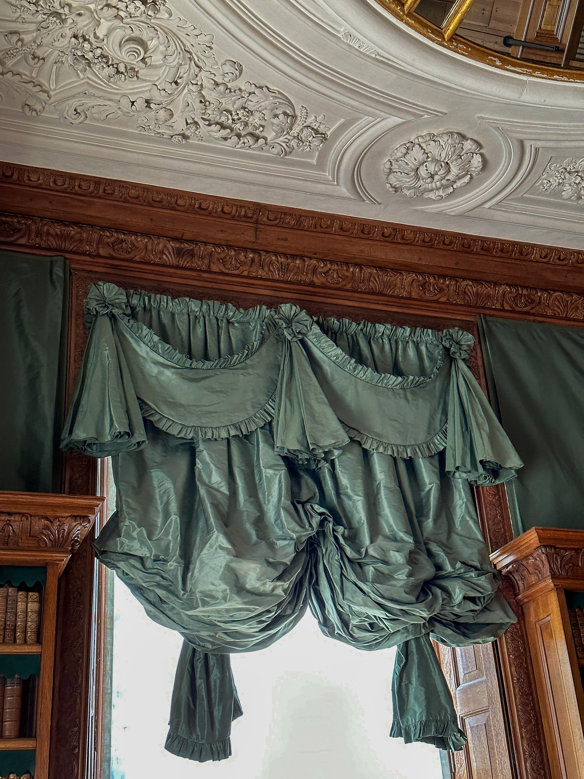 Window treatment in the library