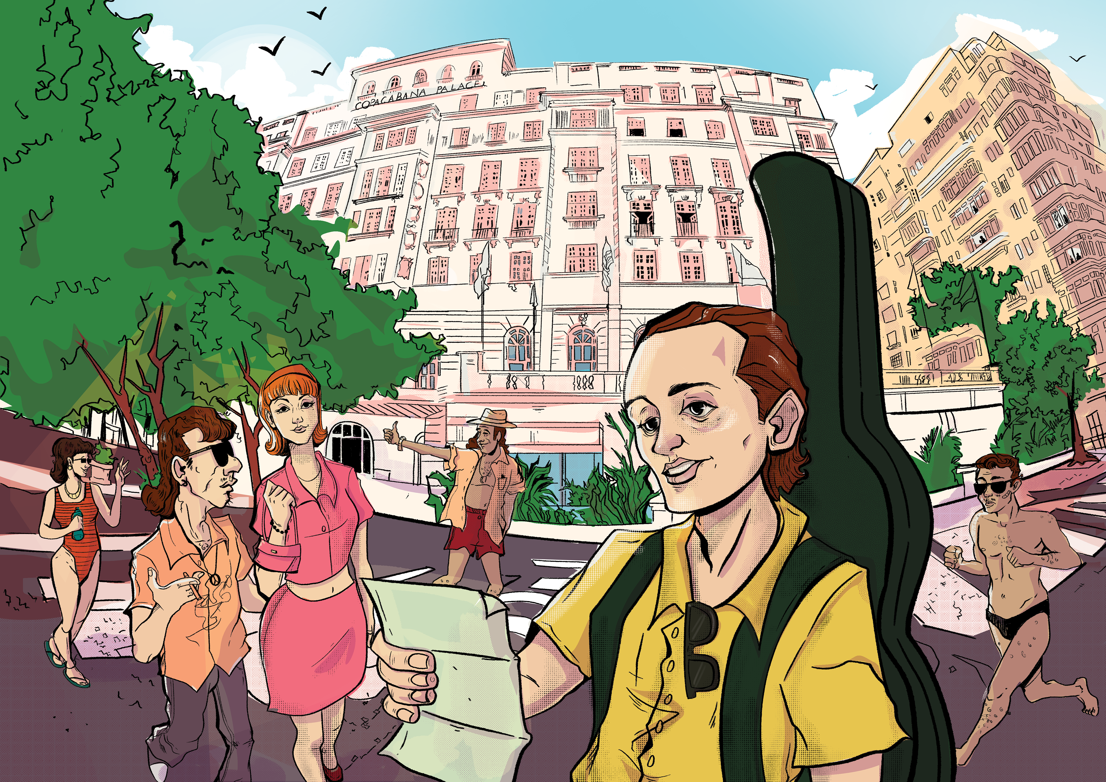 chegada de  Nilson no Rio de Janeiro 