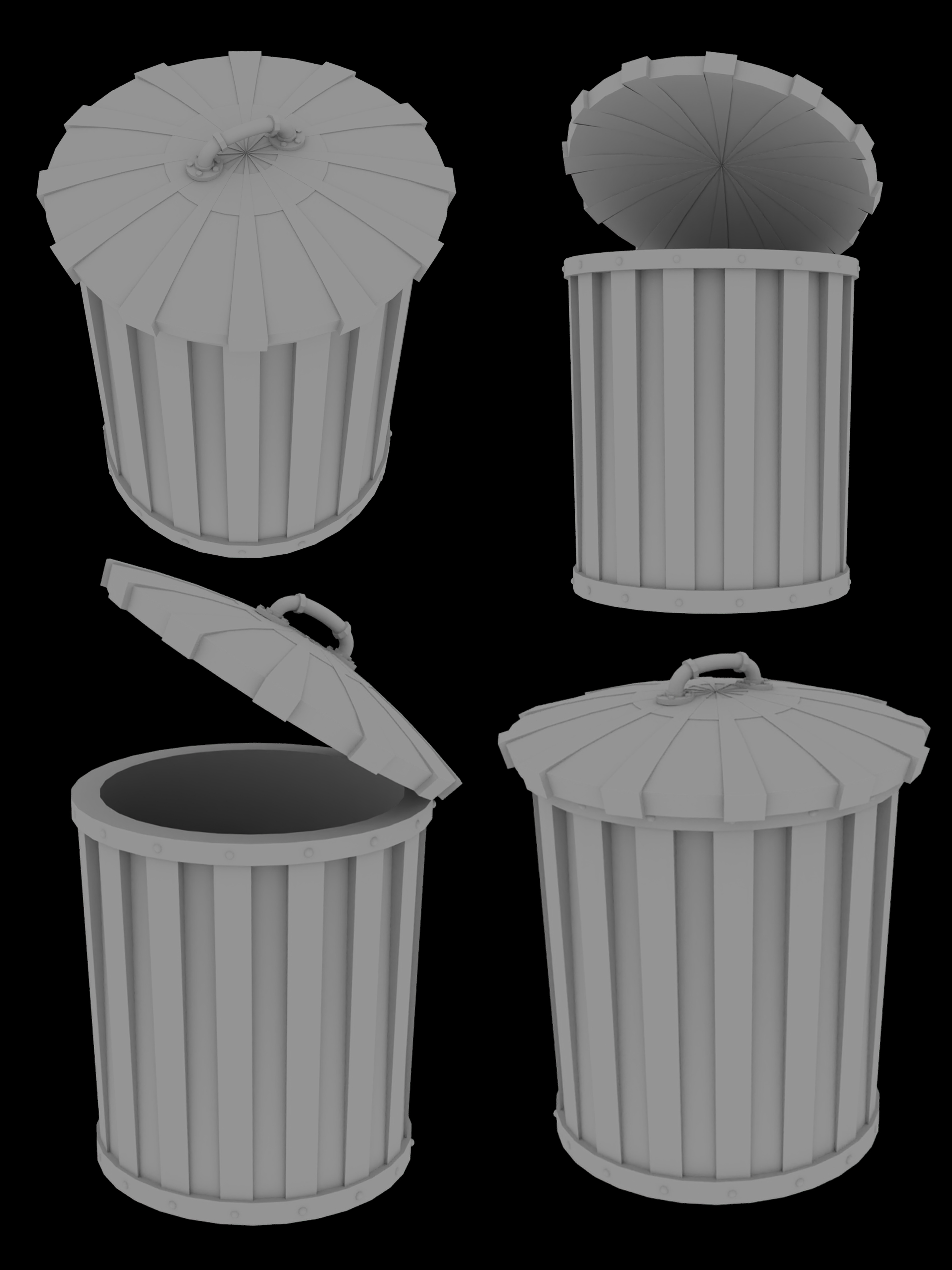 Modeled in Maya