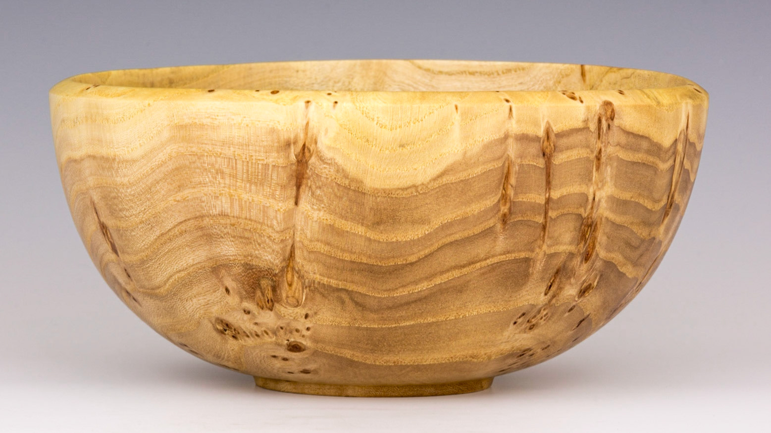 Elm Bowl - Diameter: 7 inches, Height: 3 3/8 inches (C24)