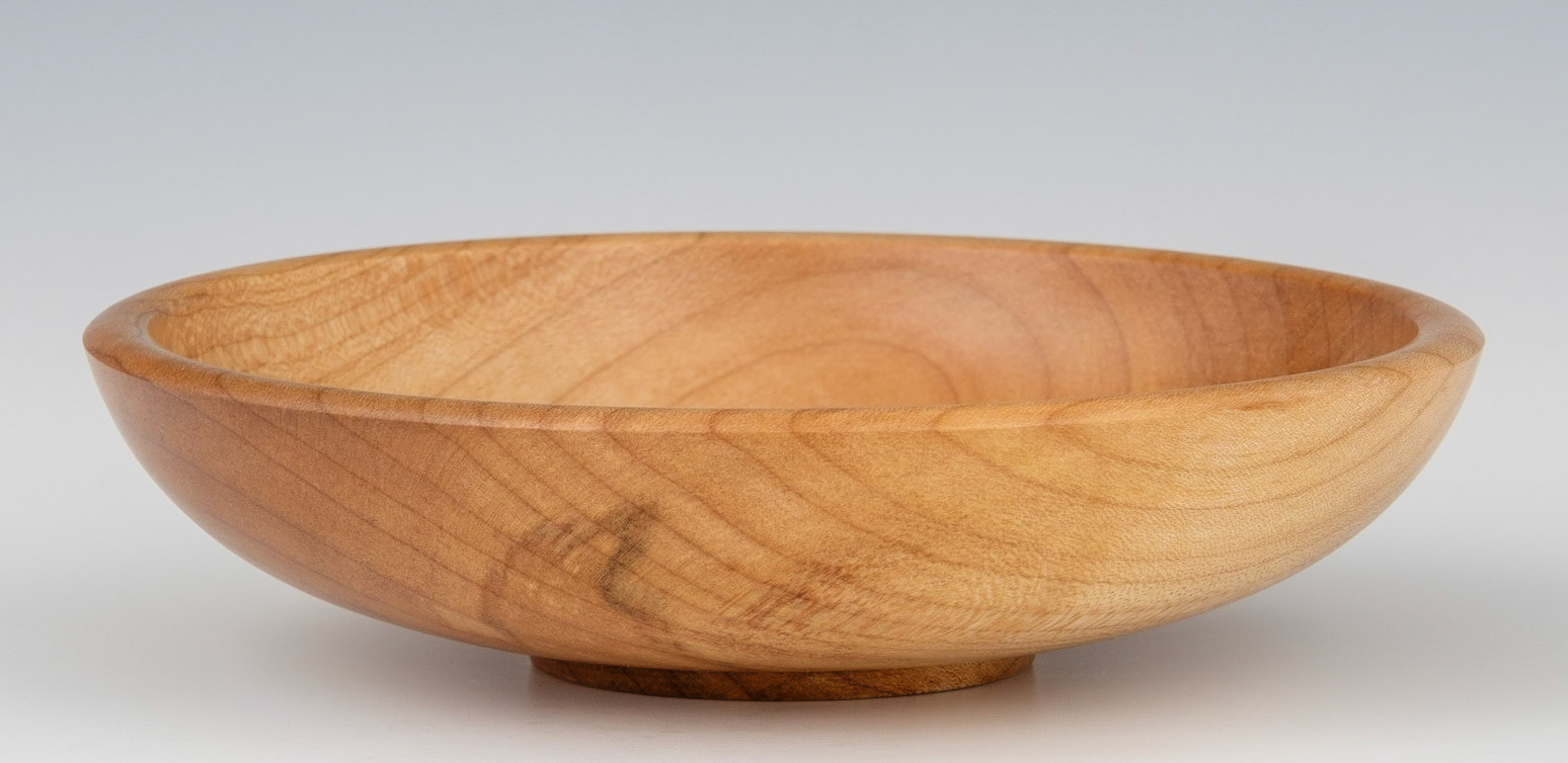 Maple Bowl - Diameter: 7 1/4 inches, Height: 1 3/4 inches (G97)